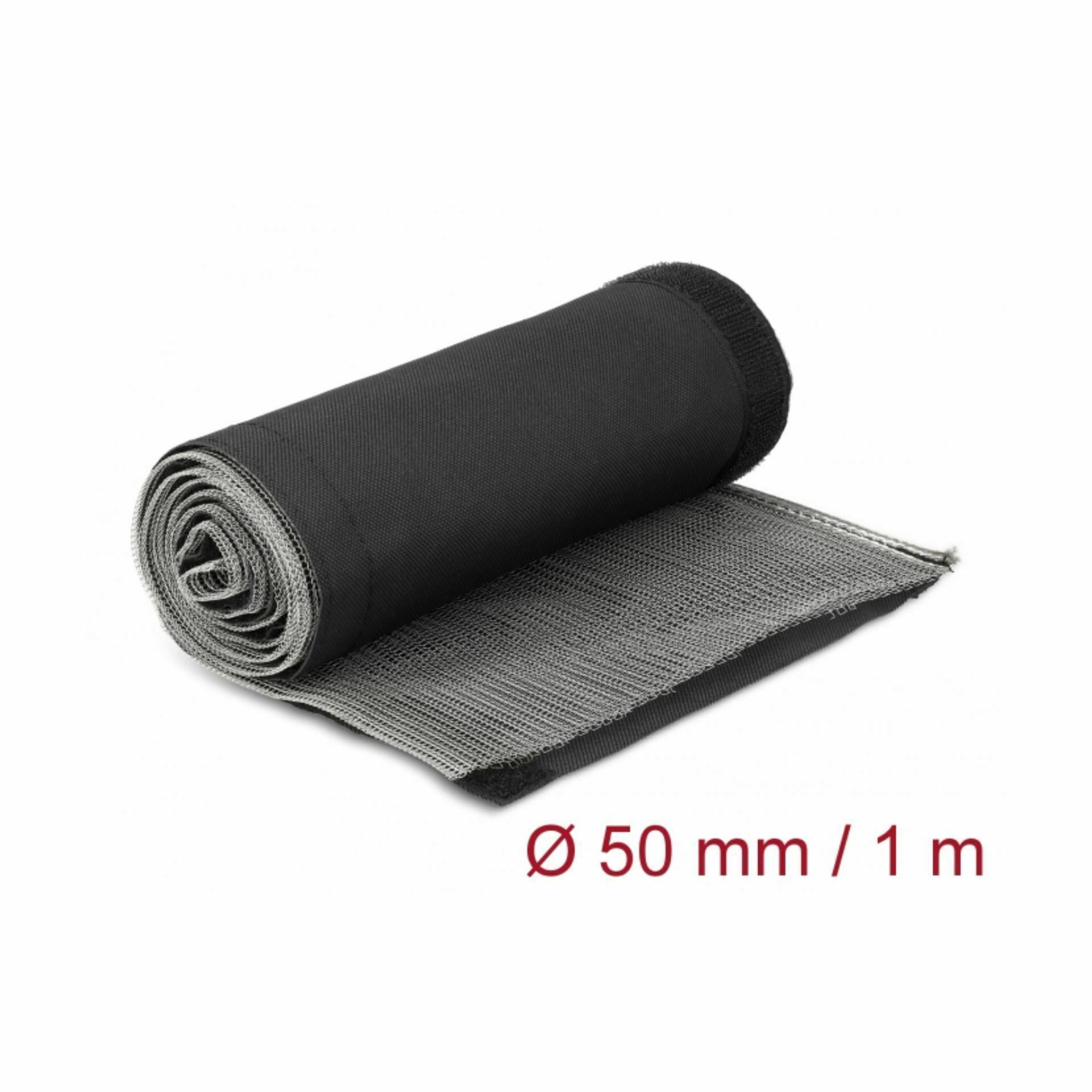 Delock zaščitna pletenica EMI 50mm 1m hook and loop 20844
