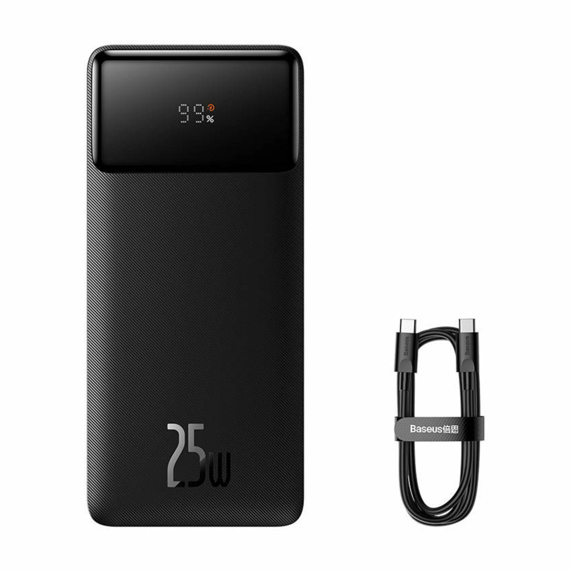 Baseus prenosna baterija 20.000mAh 25W PowerBank Bipow črna PPBD020301