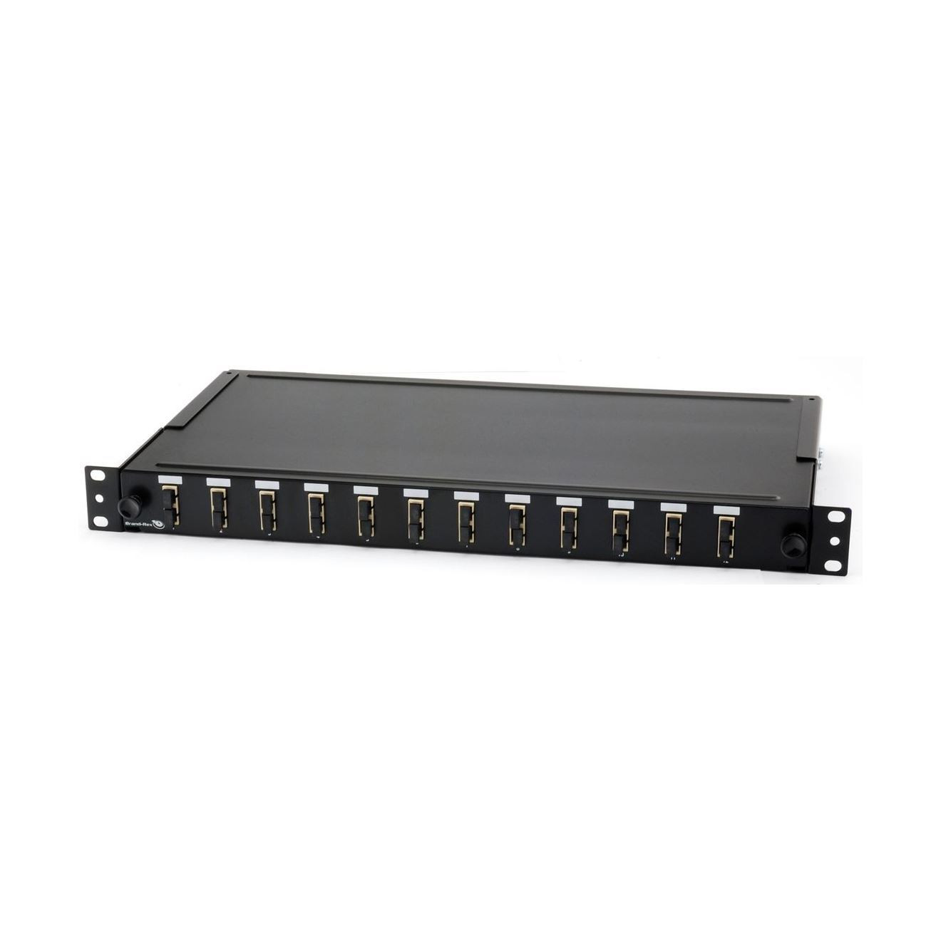Leviton optični panel SC 12x Duplex adapter MM OM2