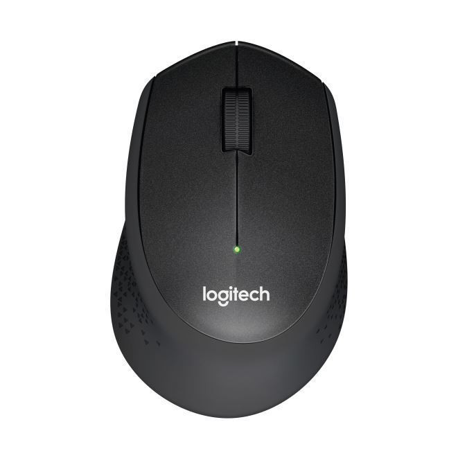 Miška Logitech M330 Silent Plus Brezžična, črna