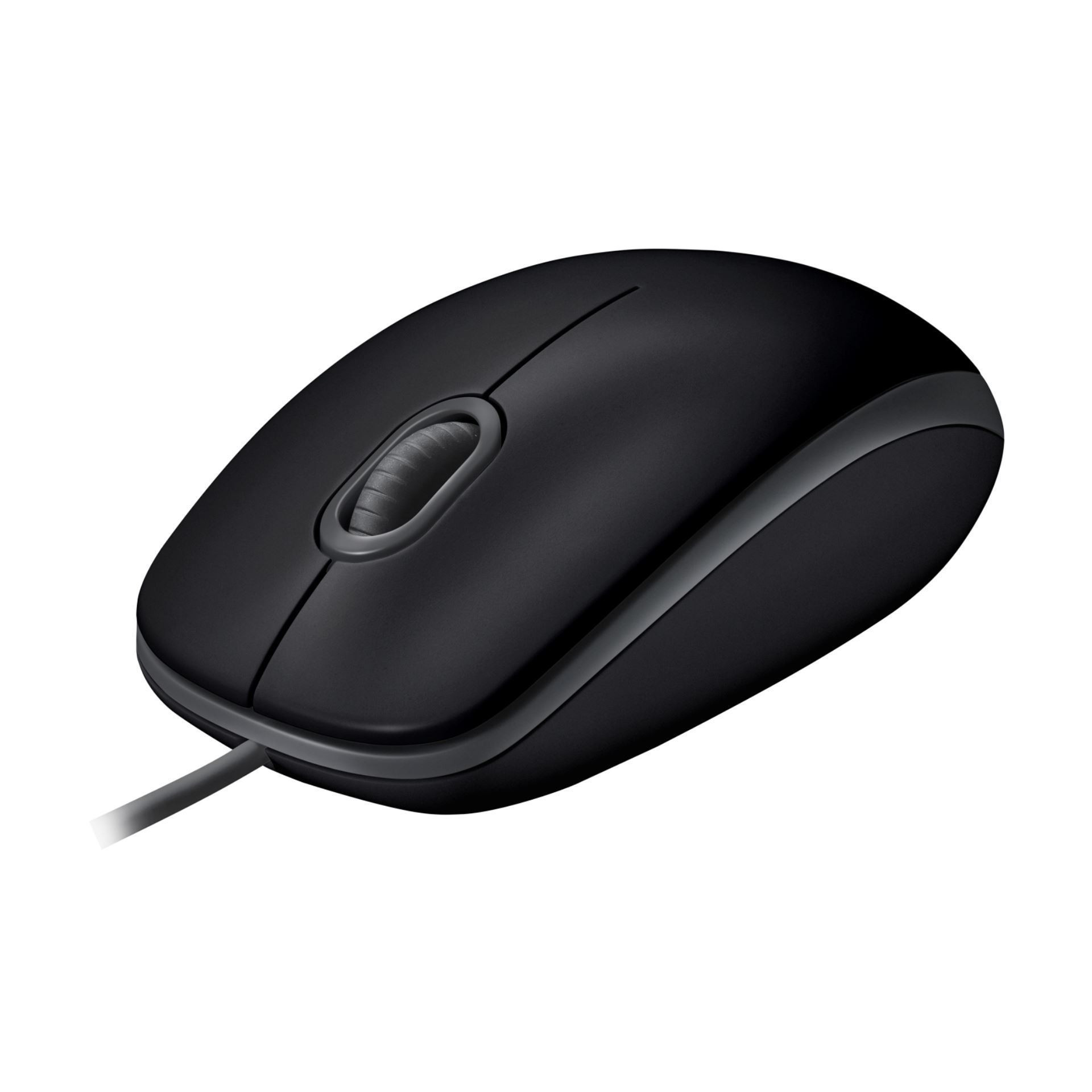 Logitech miška B110 Silent Plus USB črna 910-005508