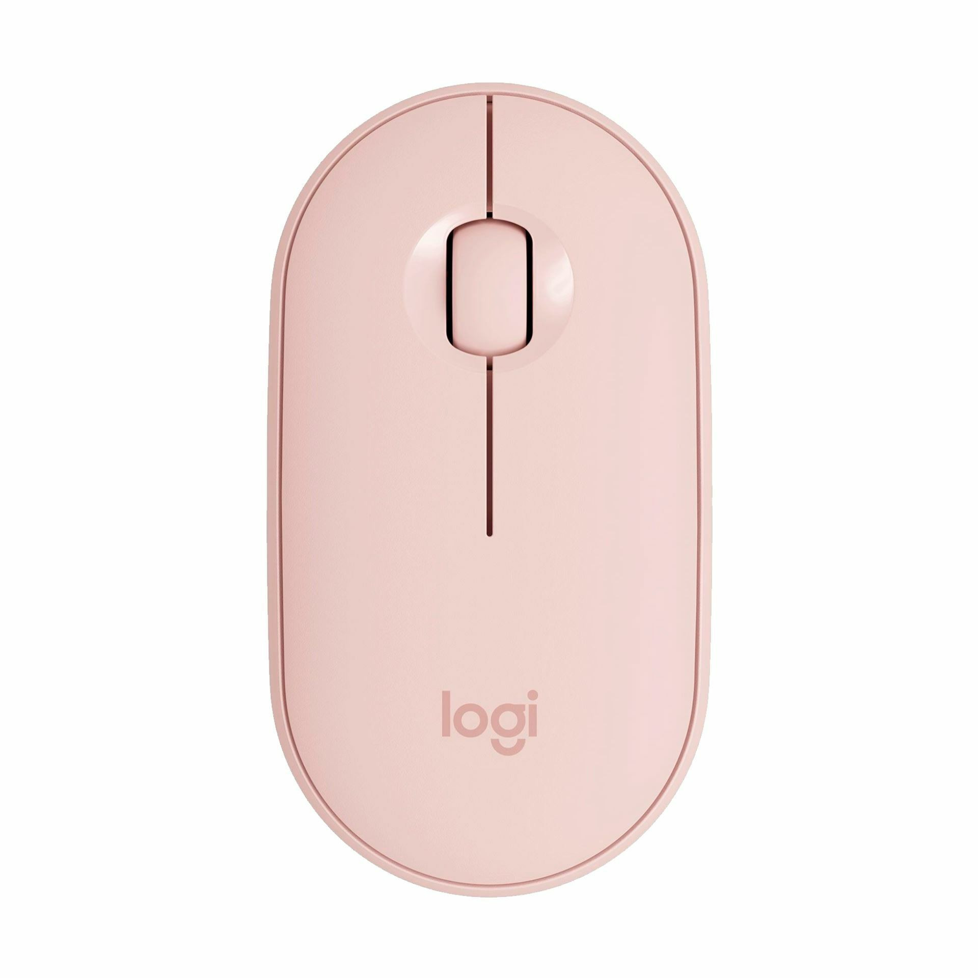 Logitech miška M350S Pebble 2 brezžična Bluetooth roza 910-007014