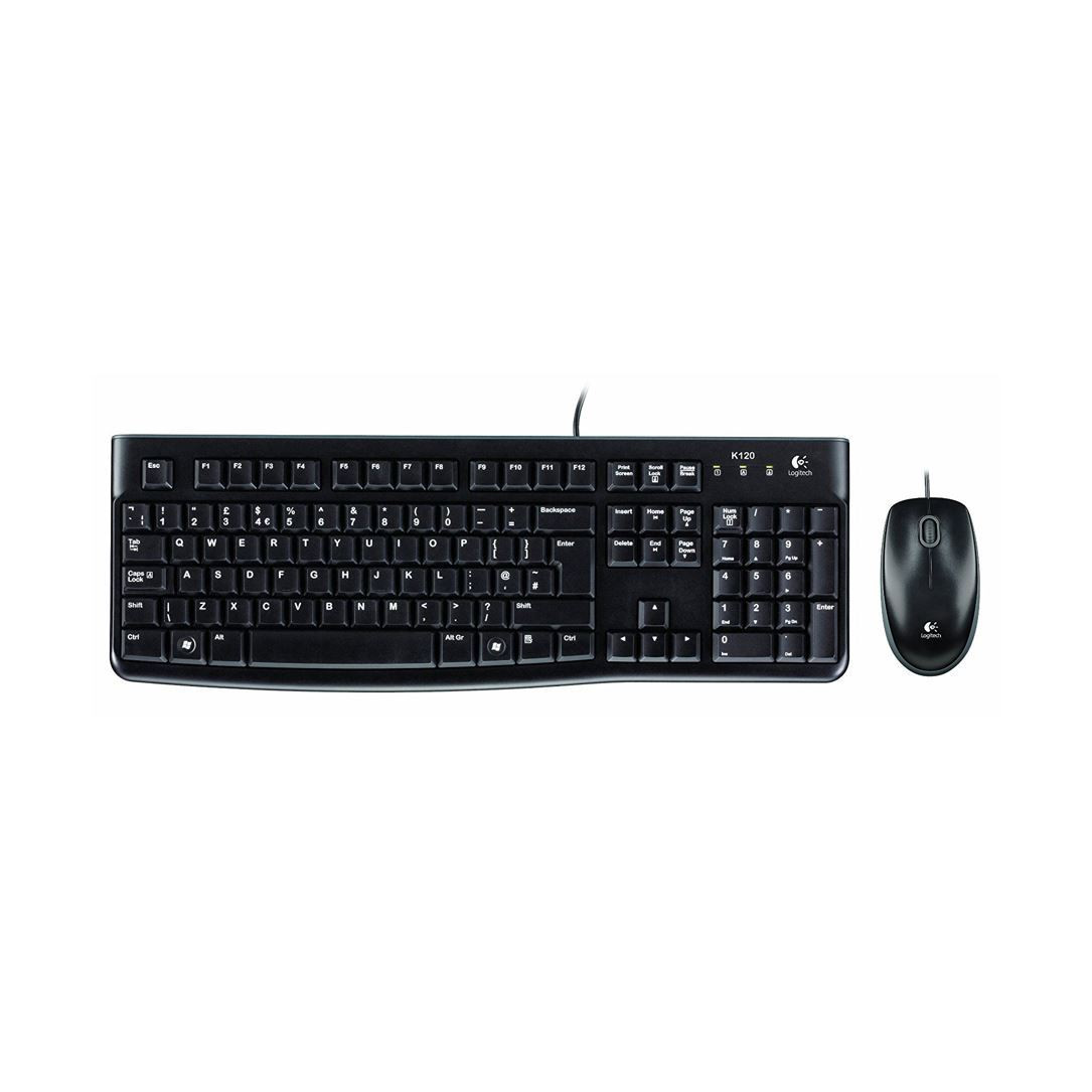 Tipkovnica & Miška Logitech MK120 Desktop USB, SLO