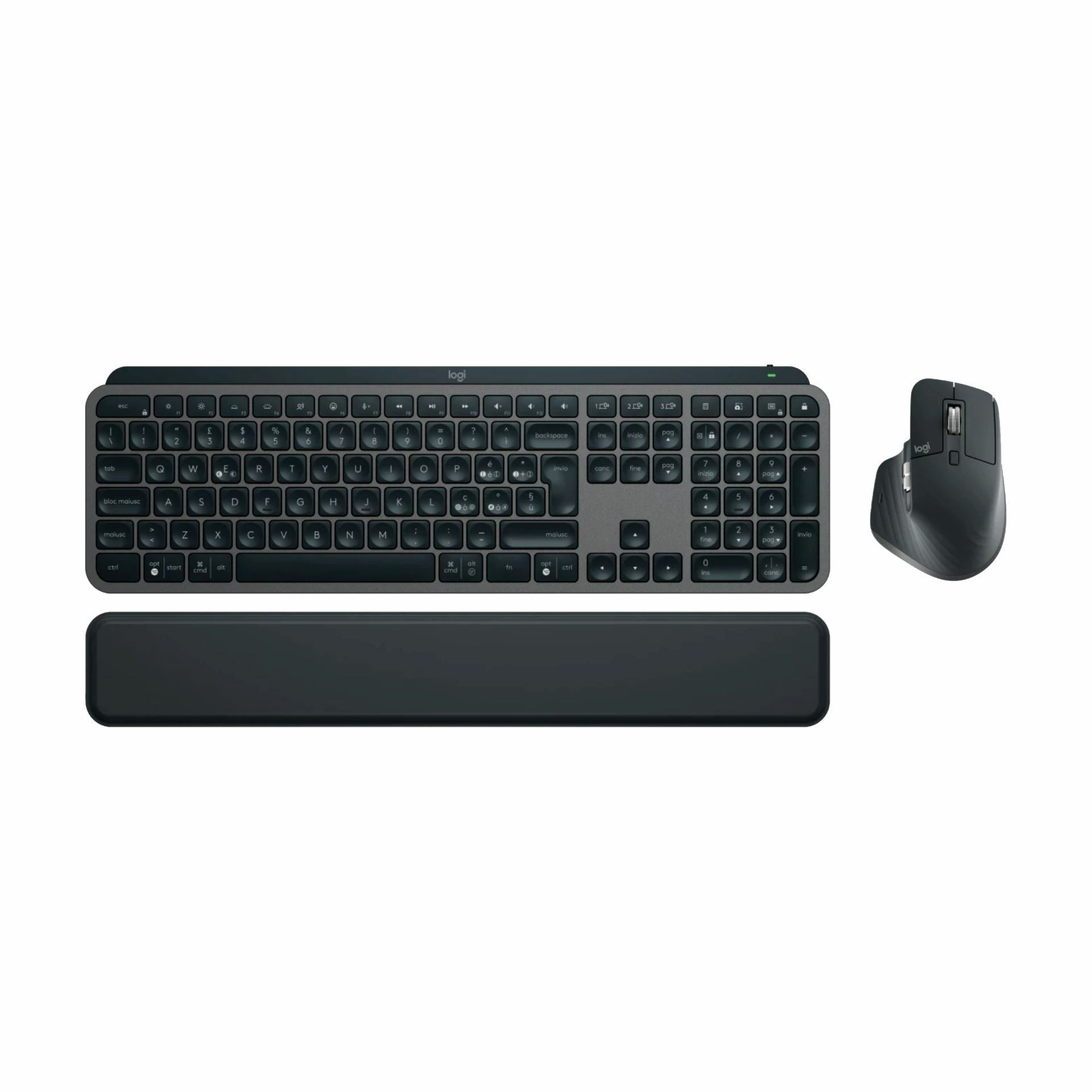 Logitech tipkovnica & miška MX Keys S COMBO grafitna SLO 920-011614