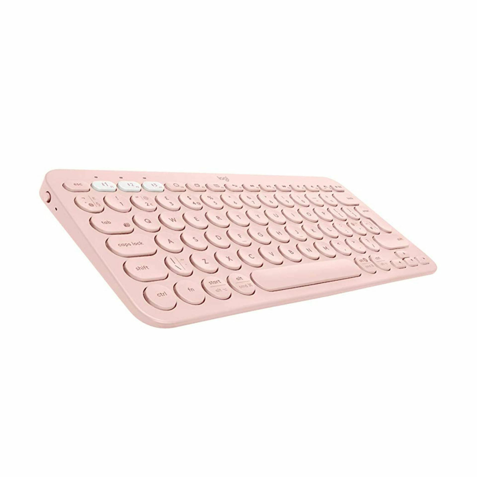 Logitech tipkovnica K380 SLO brezžična Multi-Device roza 920-009867