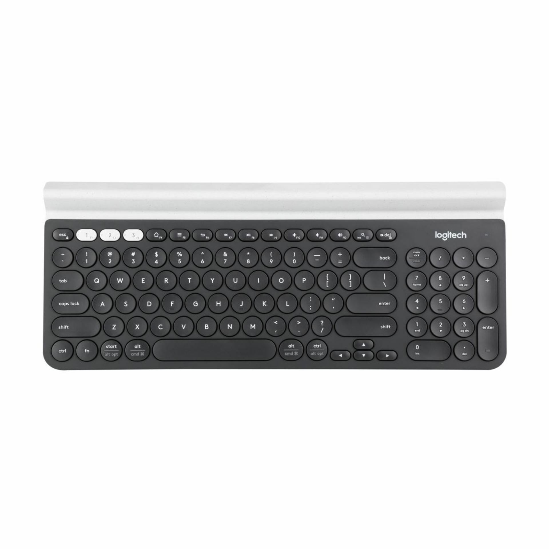 Logitech tipkovnica K780 MultiDevice SLO brezžična Bluetooth siva/bela 920-008042