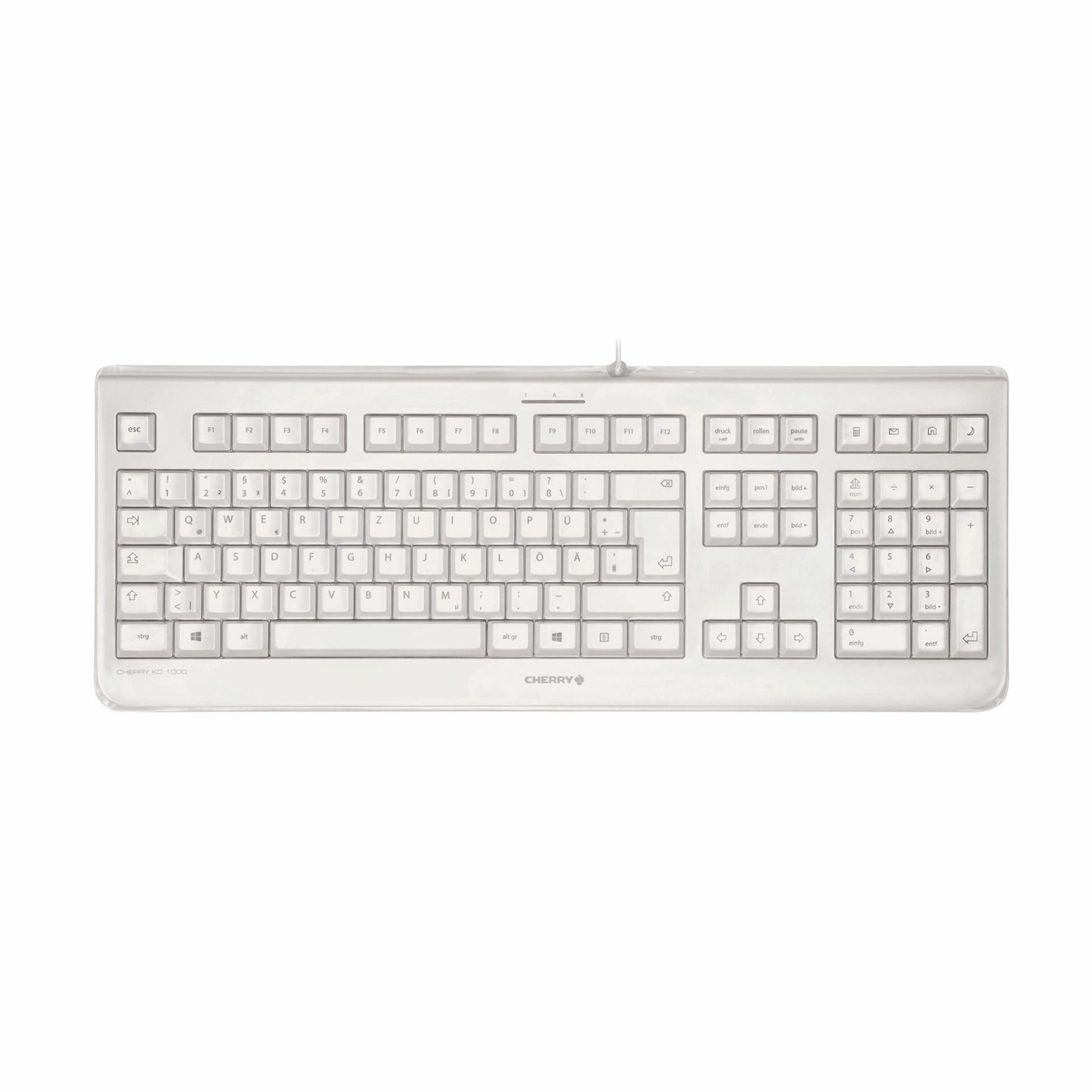 Cherry tipkovnica KC 1068 IP68 zaščita bela USB UK SLO gravura JK-1068GB-0