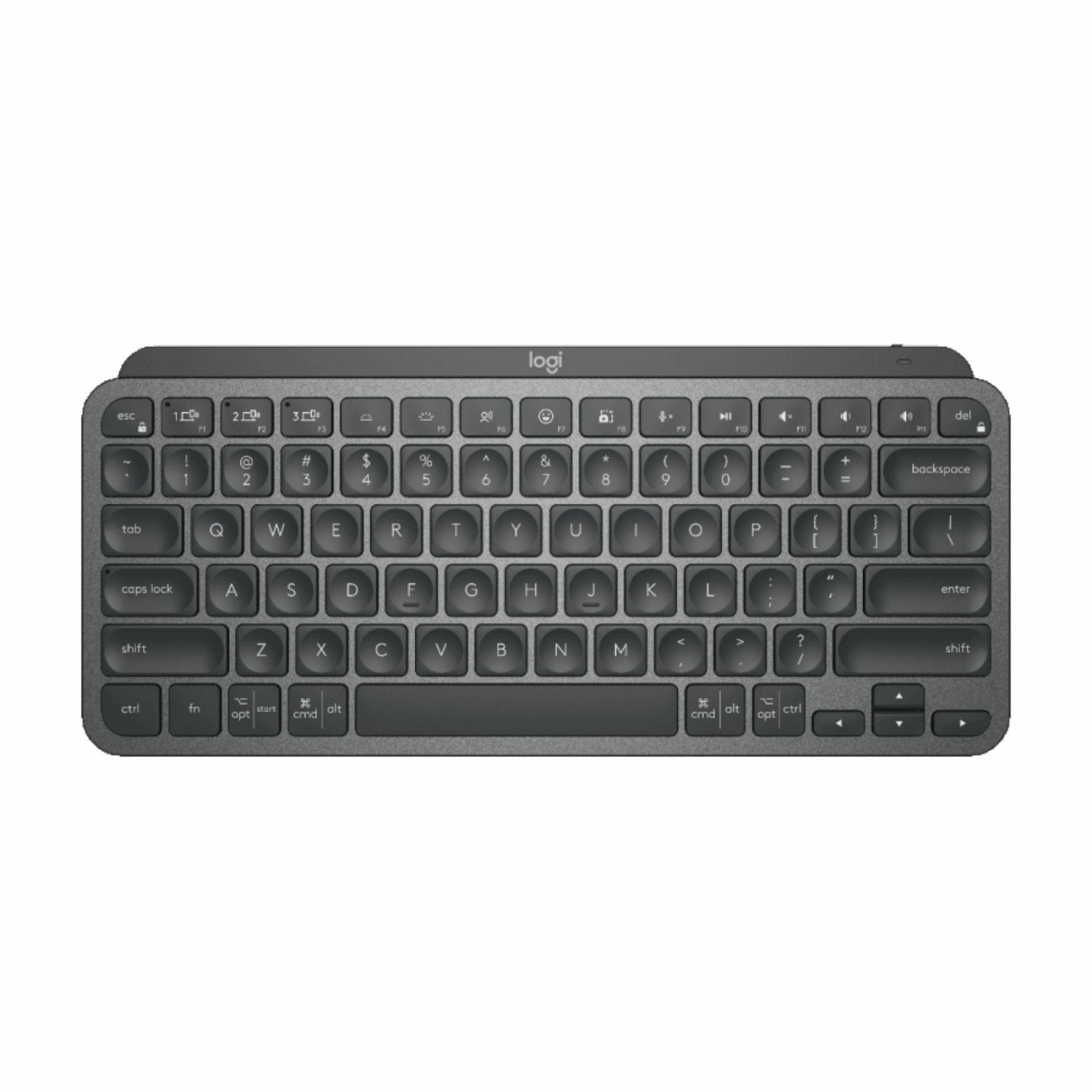 Logitech tipkovnica MX Keys Mini SLO brezžična osvetljena grafitna 920-010498