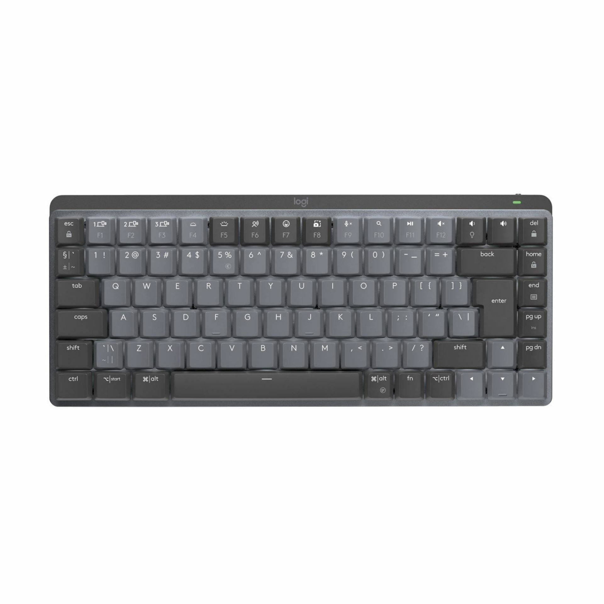 Logitech tipkovnica MX Mechanical MINI brezžična Logi Bolt osvetljena 920-01078