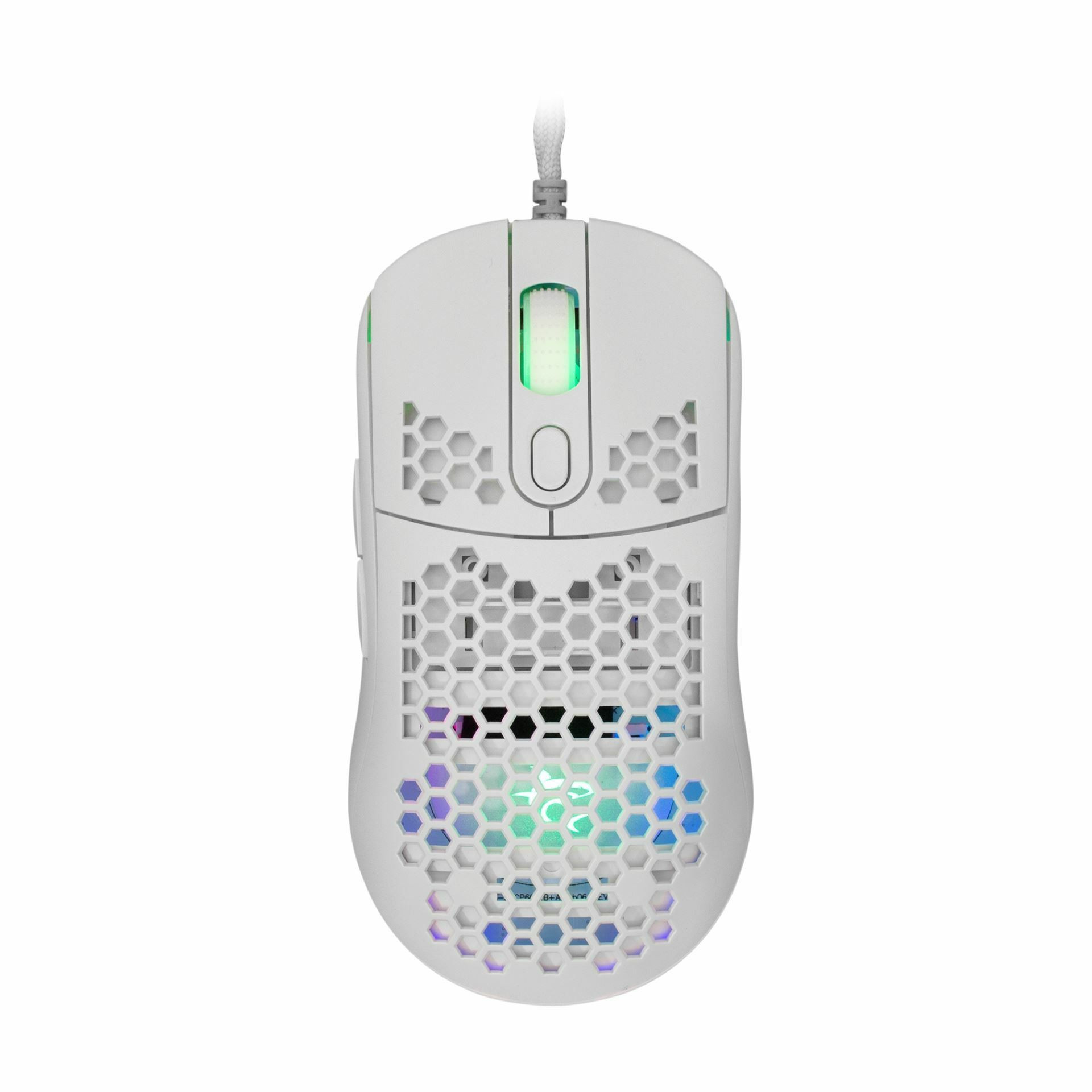 WHITE SHARK miška bela GM-5007 GALAHAD gaming