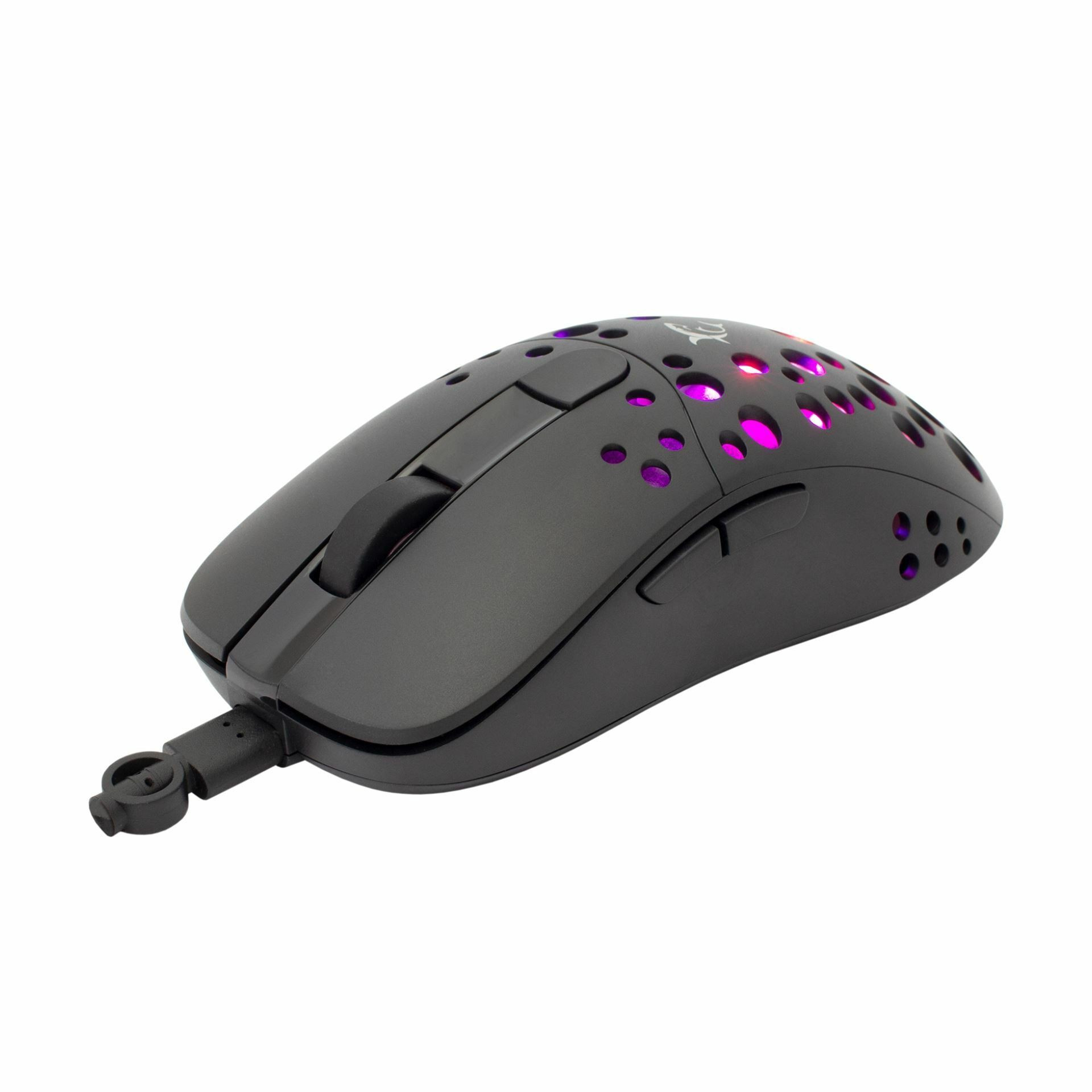 WHITE SHARK miška črna GM-9004 TRISTAN Gaming