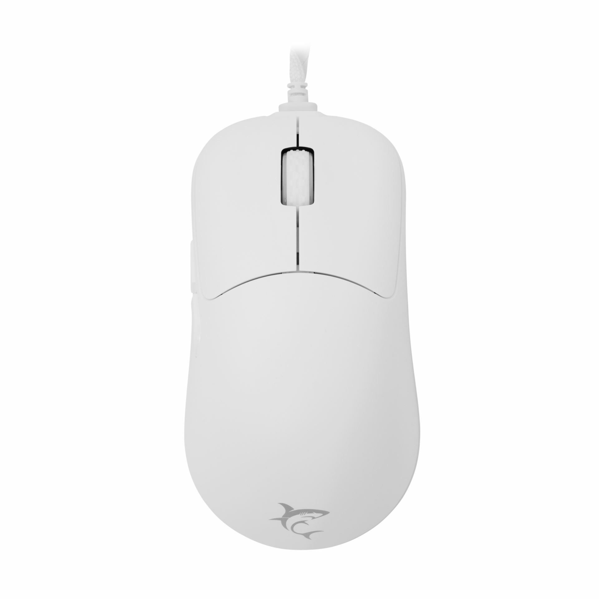 WHITE SHARK miška bela GM-5014 GRAPHENE Gaming