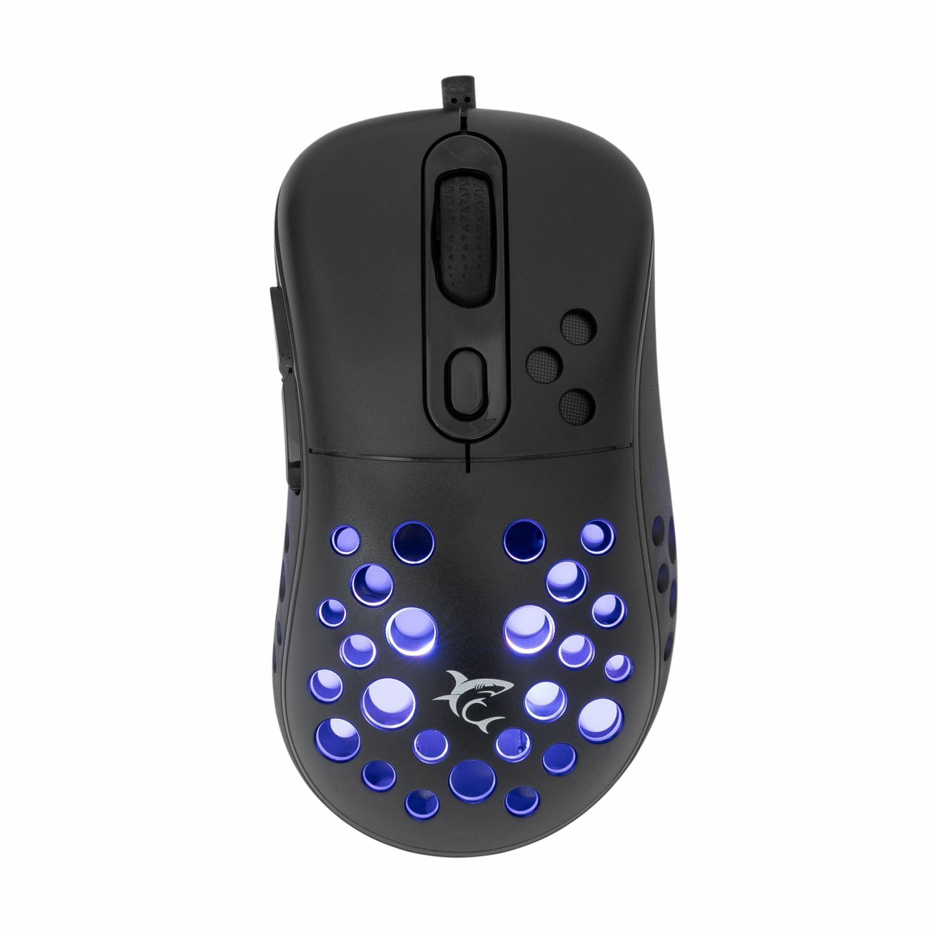 WHITE SHARK miška črna GM-5013 AZRAEL-B Gaming