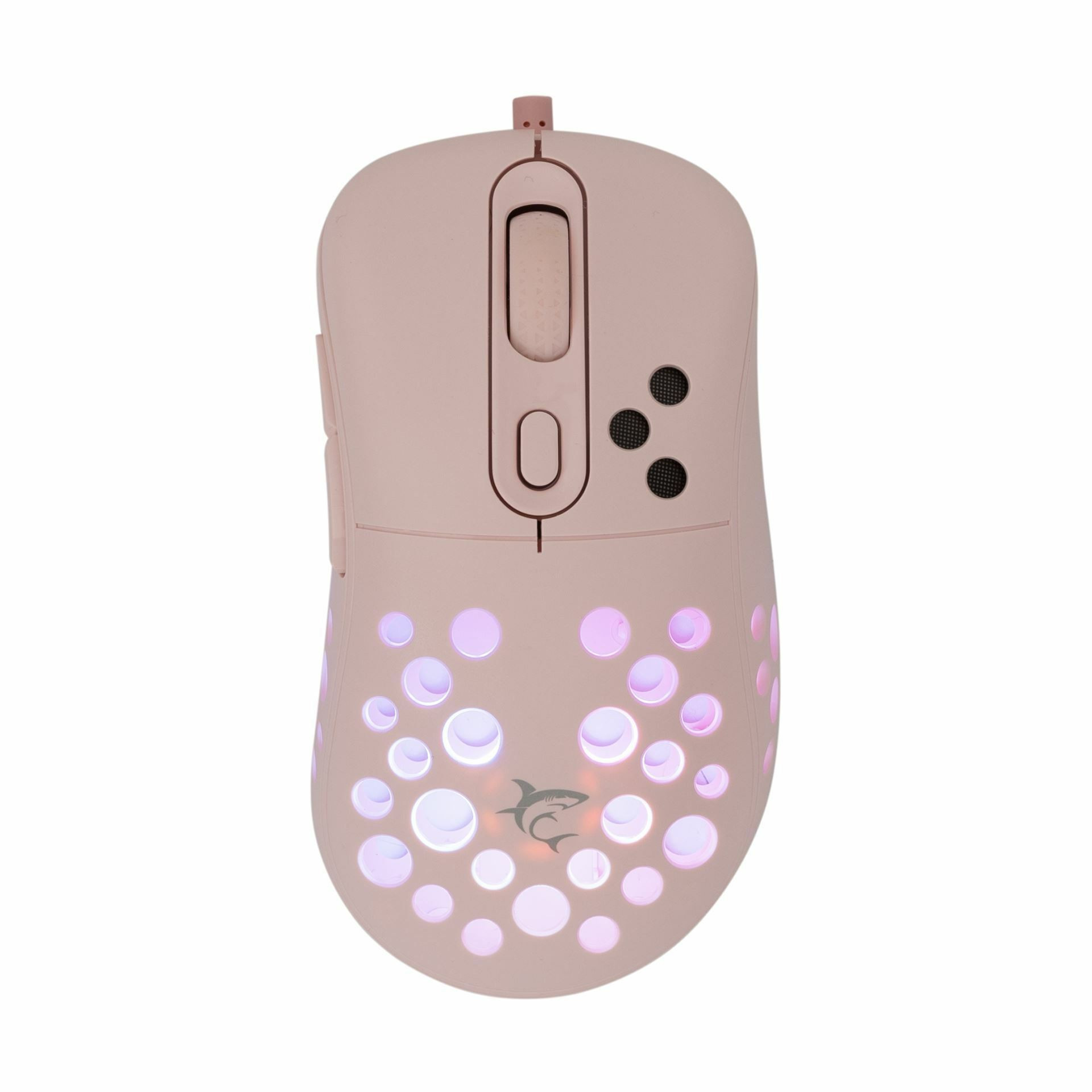WHITE SHARK miška roza GM-5013 AZRAEL-P Gaming