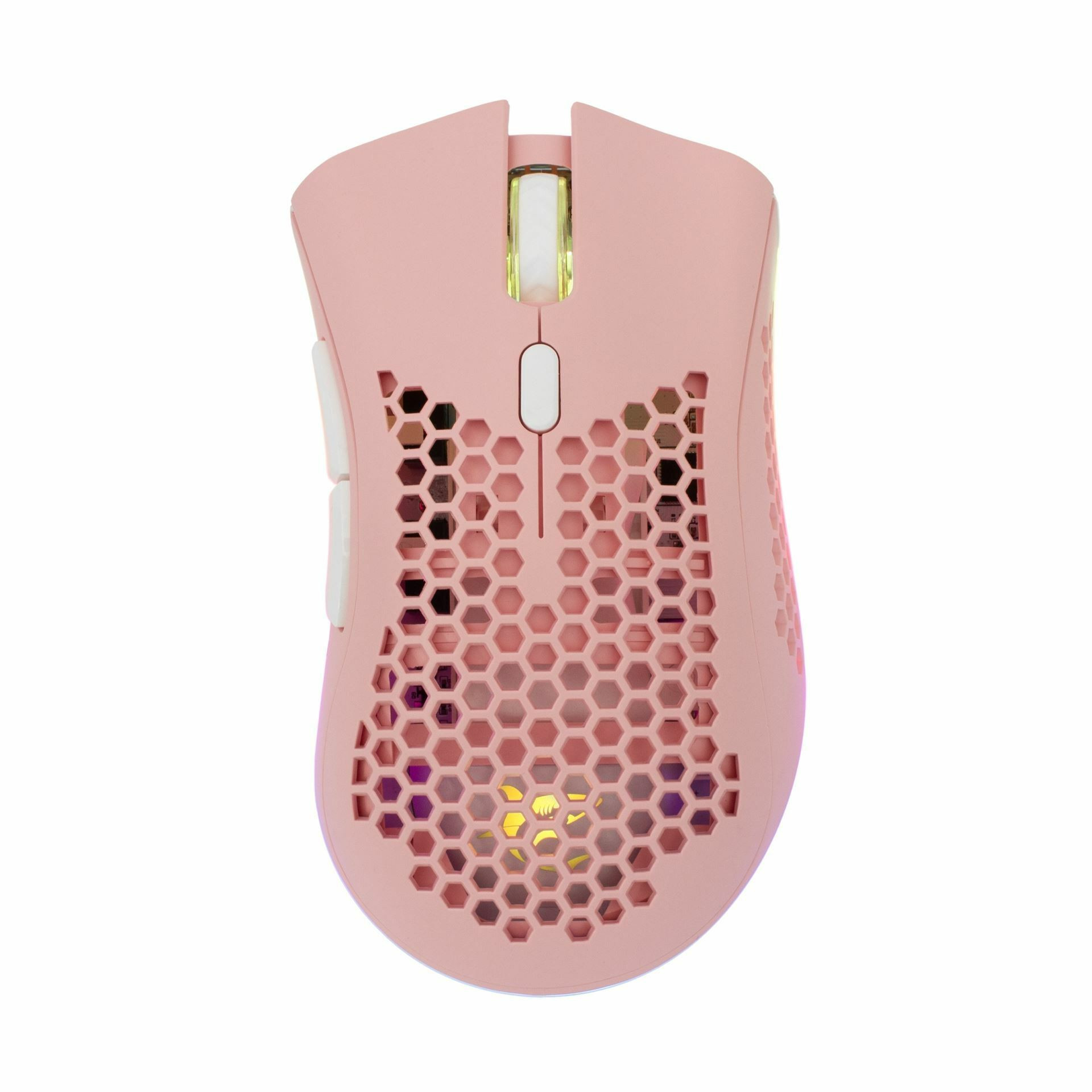 WHITE SHARK miška brezžična roza RGB WGM-5012 LIONEL Gaming