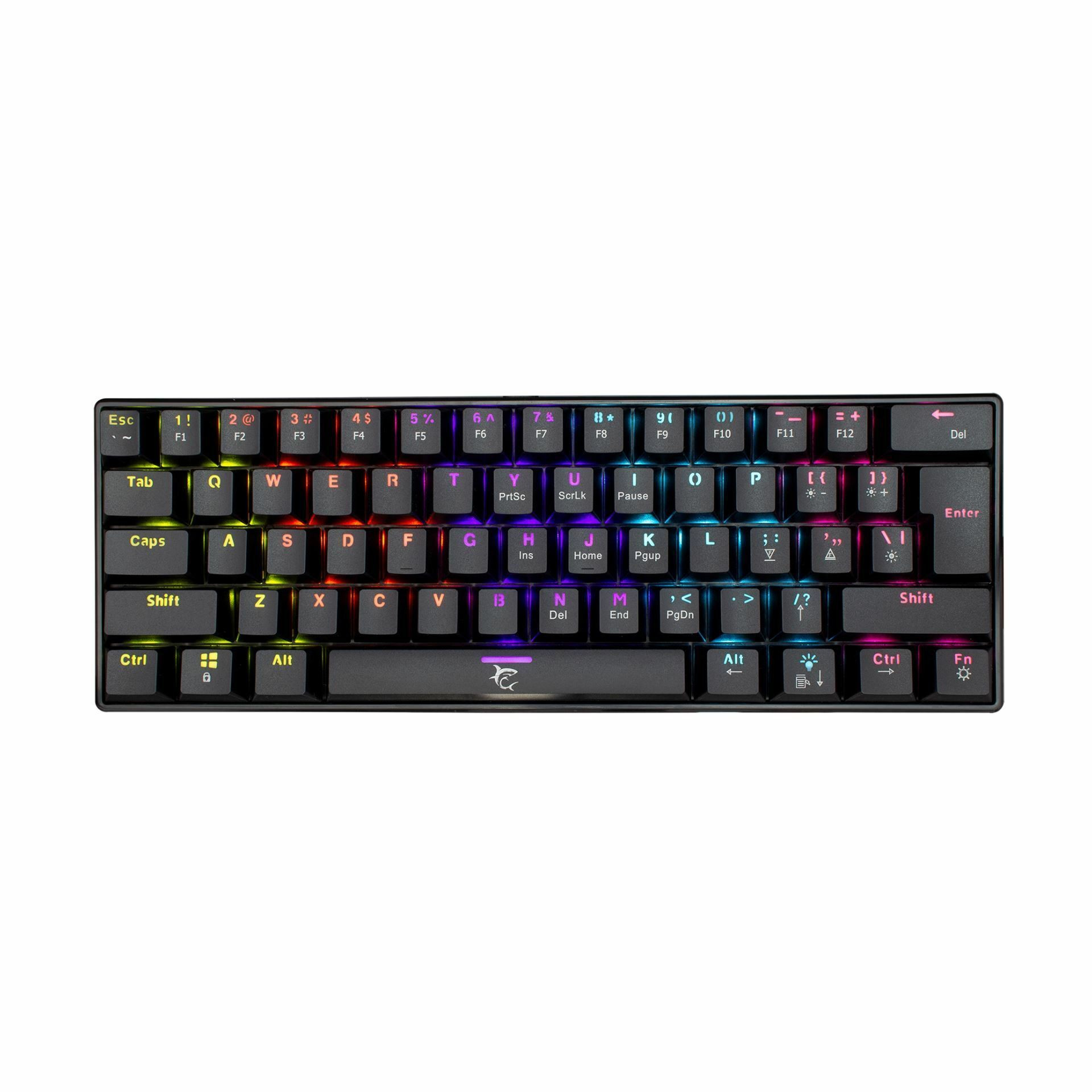WHITE SHARK tipkovnica USB črna/rdeča mehanska stikala SLO GK-2022 SHINOBI-B