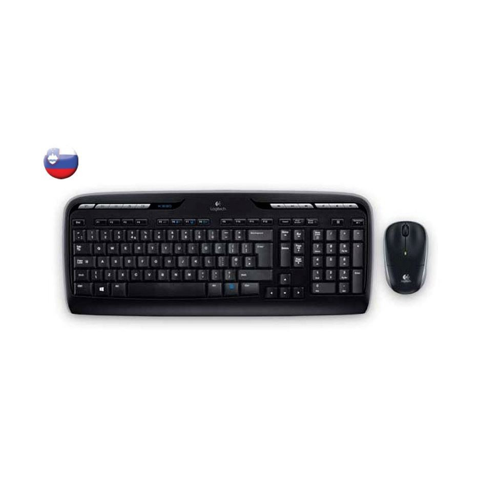 Logitech tipkovnica & miška MK330 SLO brezžična 920-003997
