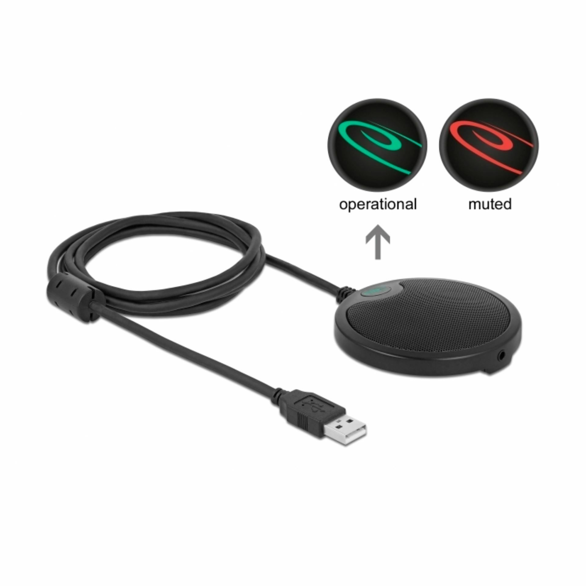 Delock mikrofon za konferenčne klice USB 20672