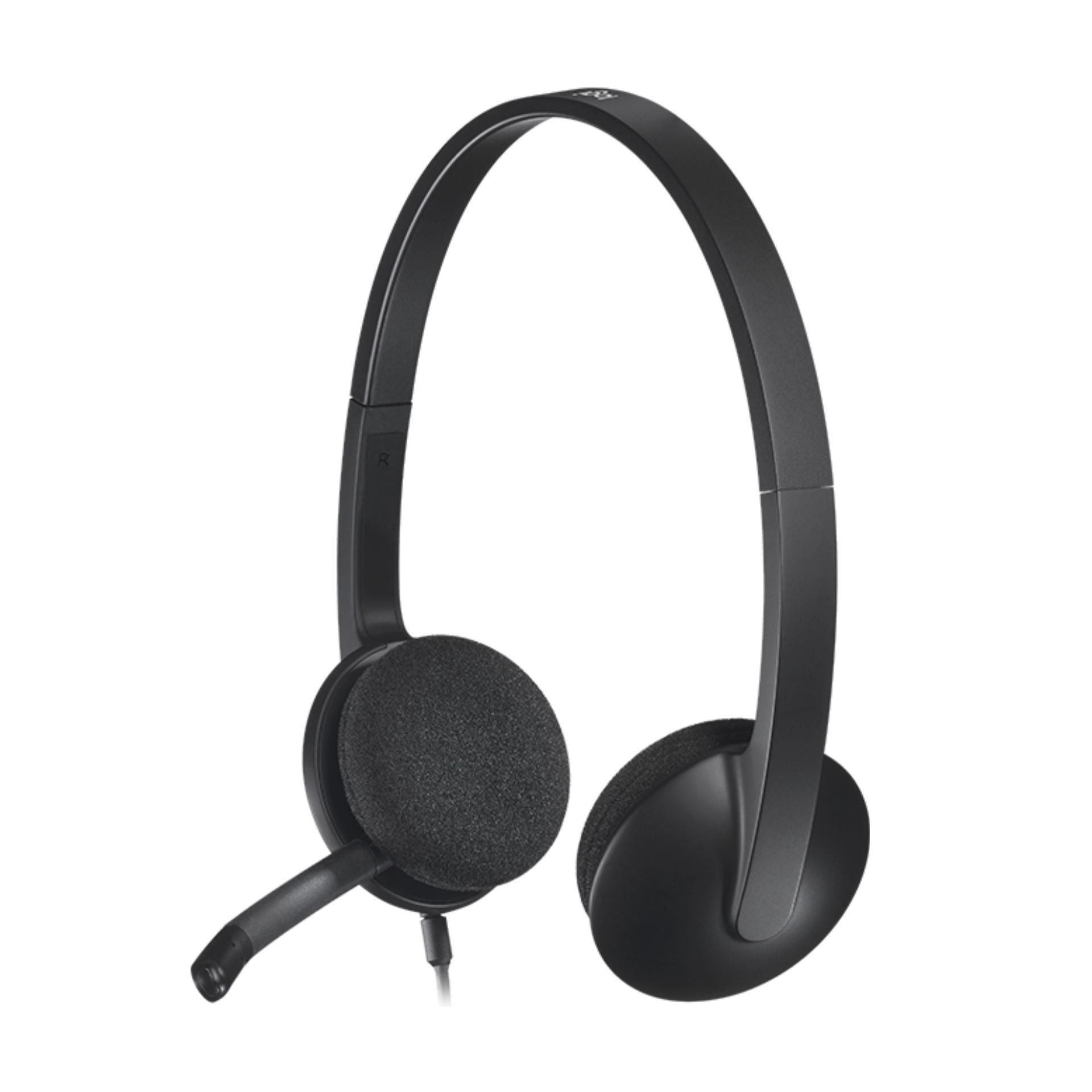 Logitech slušalke+mikrofon H340 črne 981-000475