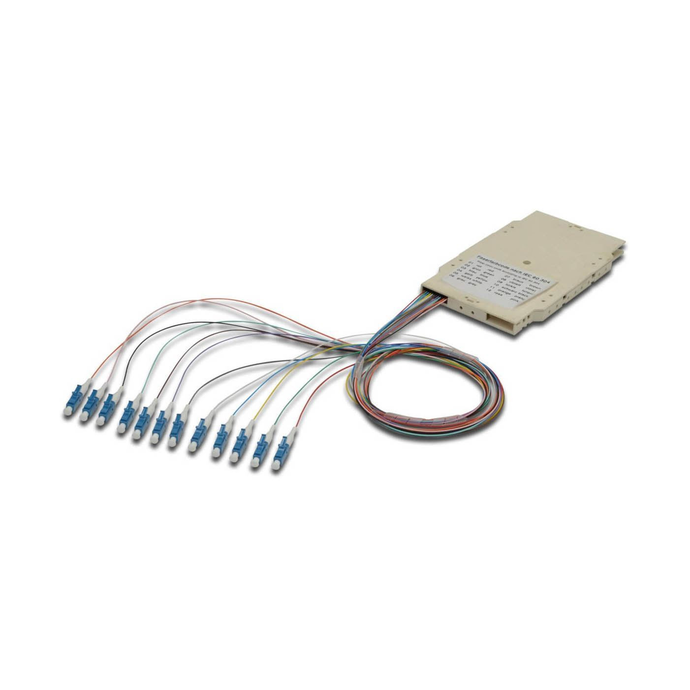 Digitus optični pigtail MM 50.0 LC OM3 v kaseti 12kos A-96533-02-UPC-3