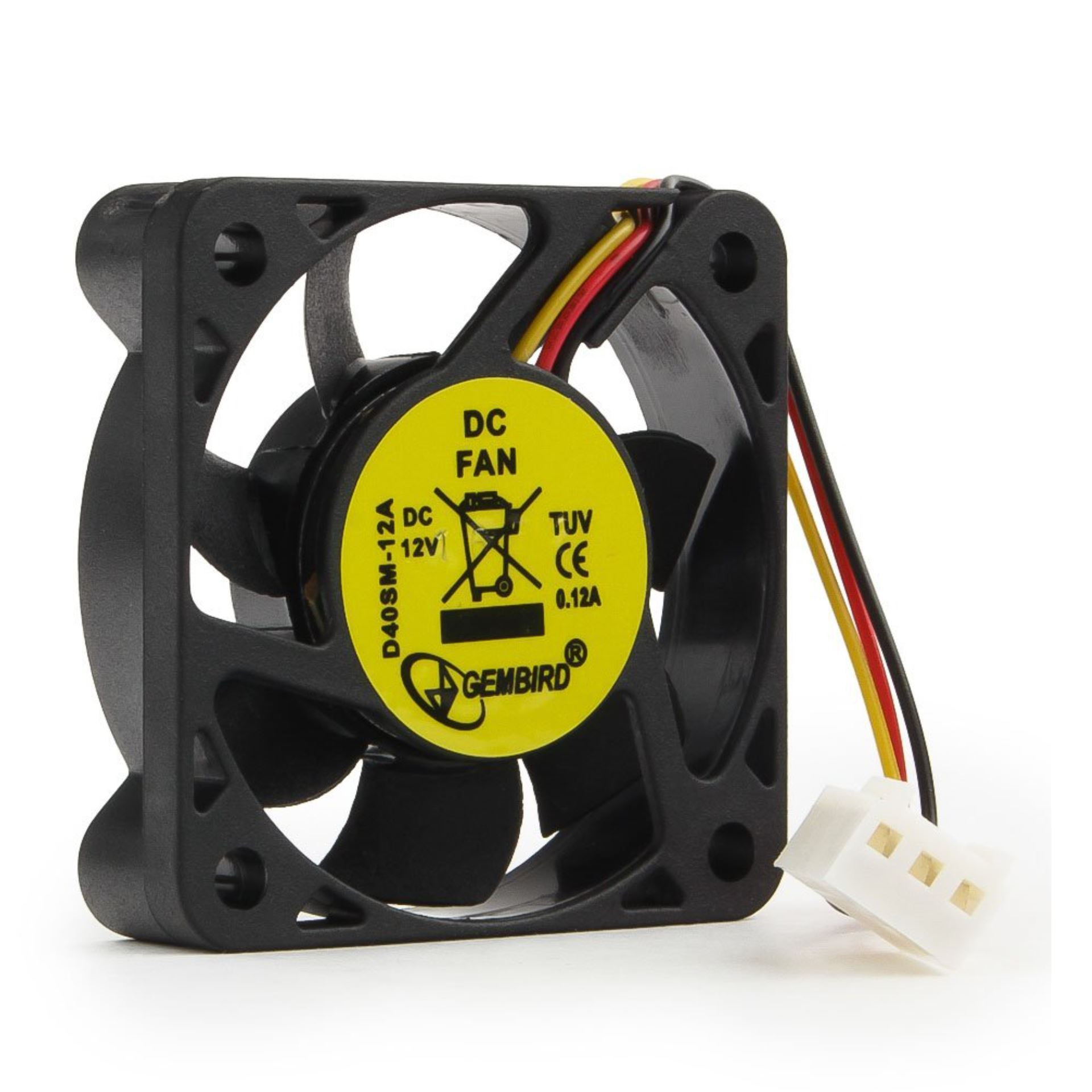 Gembird ventilator  4x4x1cm 12v 3pin D40SM-12A