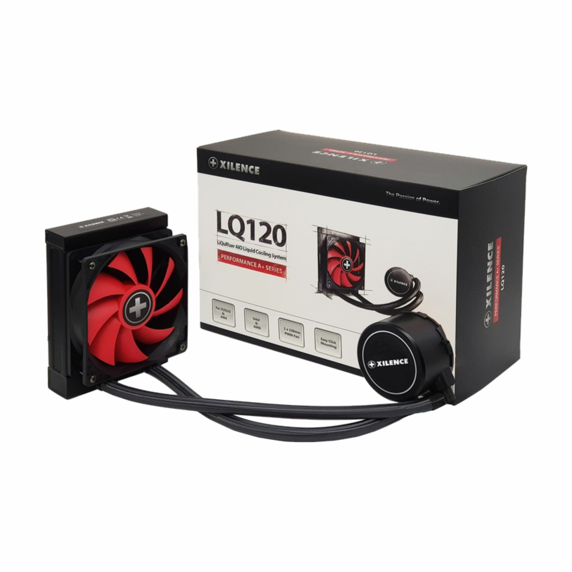 Xilence ventilator-CPU AMD AM/FM/TR+ Intel LGA vodno hlajenje XC971