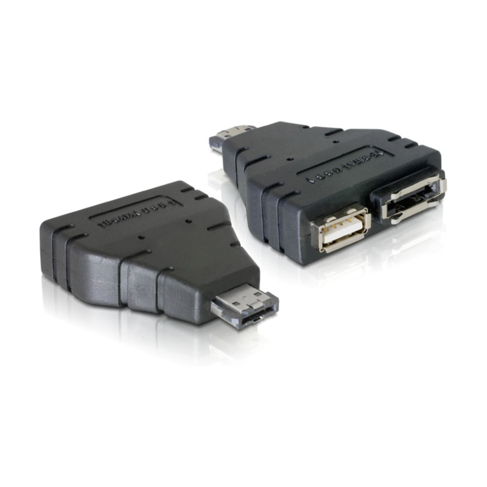 Adapter 1x eSATAp M na 1x eSATA Ž  + 1x USB-A Ž Delock