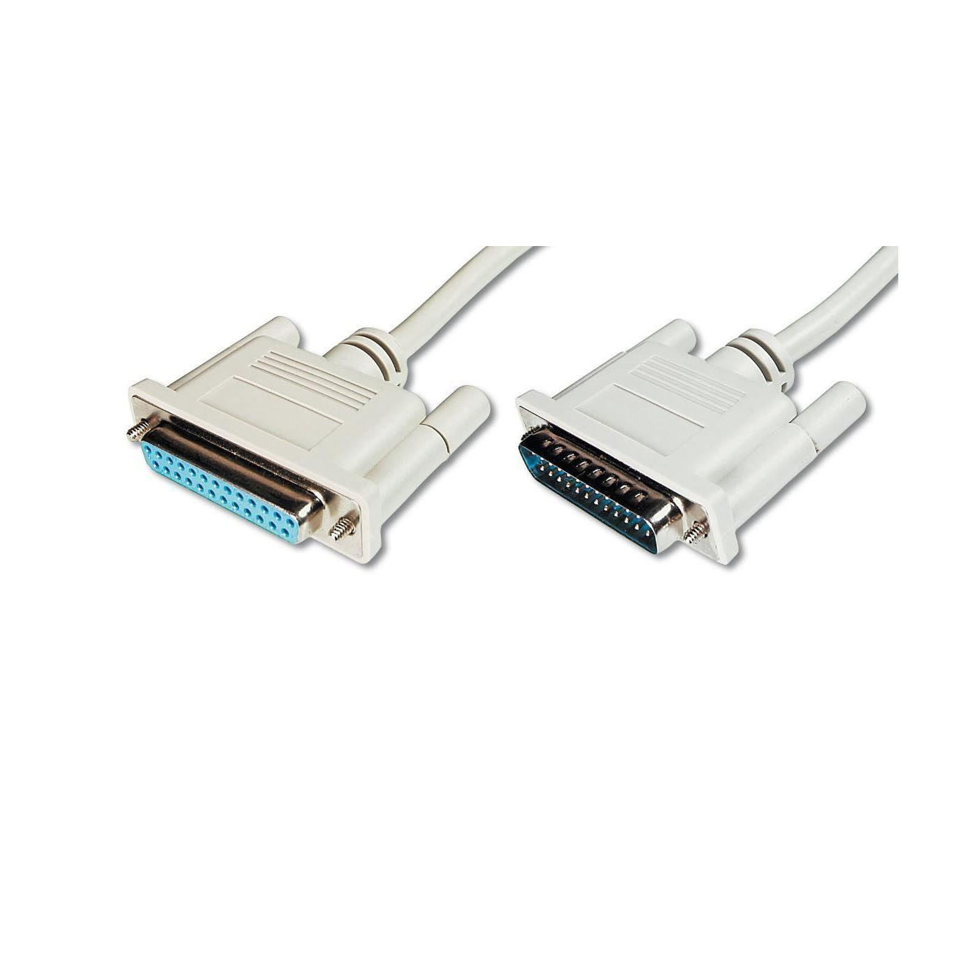 Digitus modem kabel DB25M-25Ž 10m