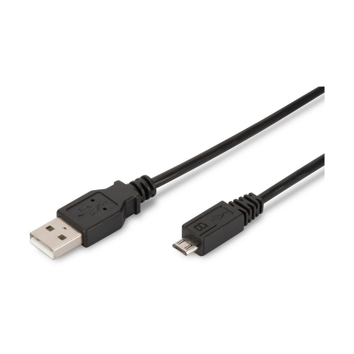Kabel USB A-B mikro 3m Digitus črn