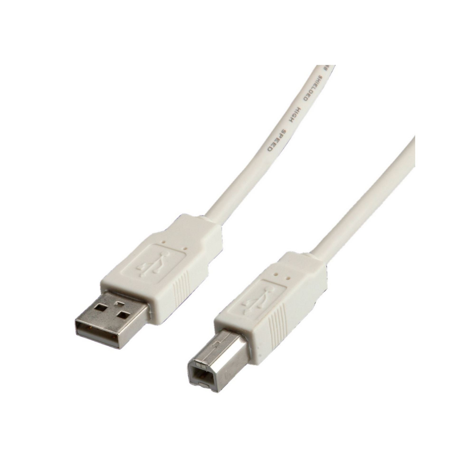 Kabel USB A-B  1,8m Secomp siv