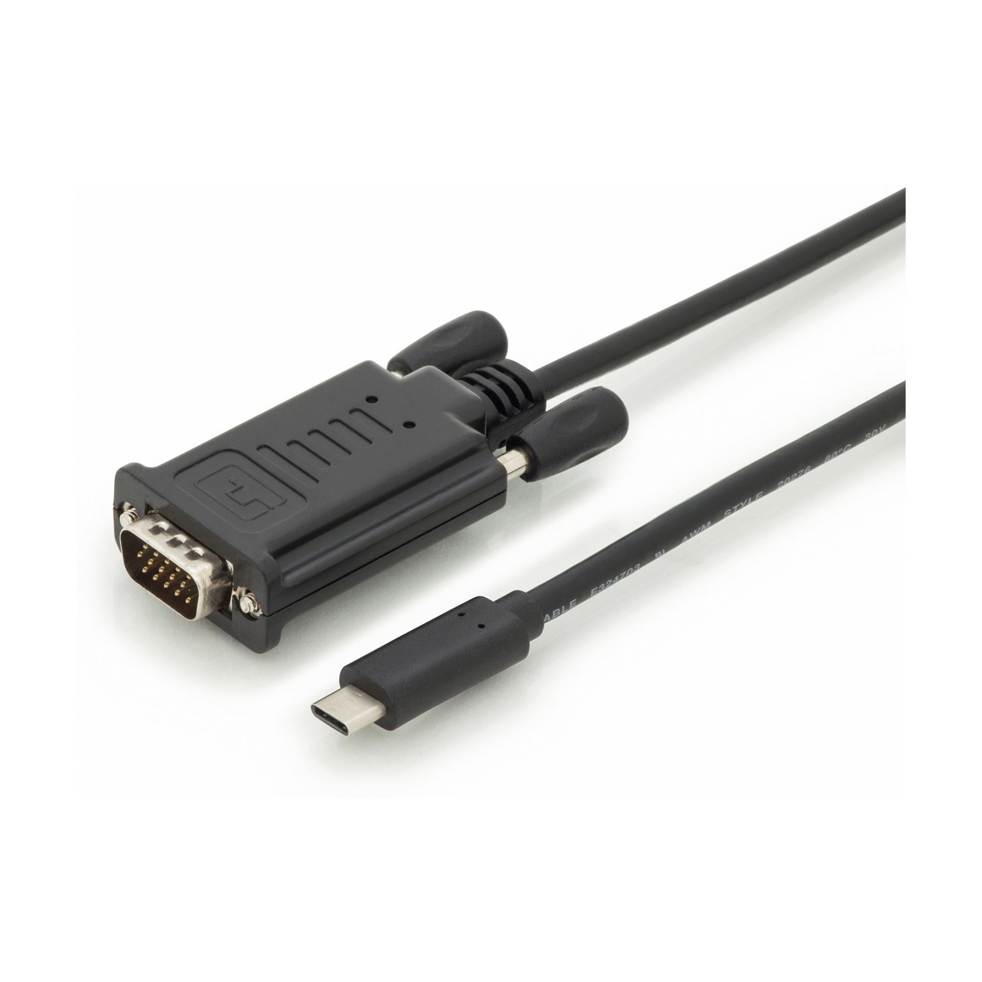 Kabel USB 3.1 C - VGA 2m črn Digitus