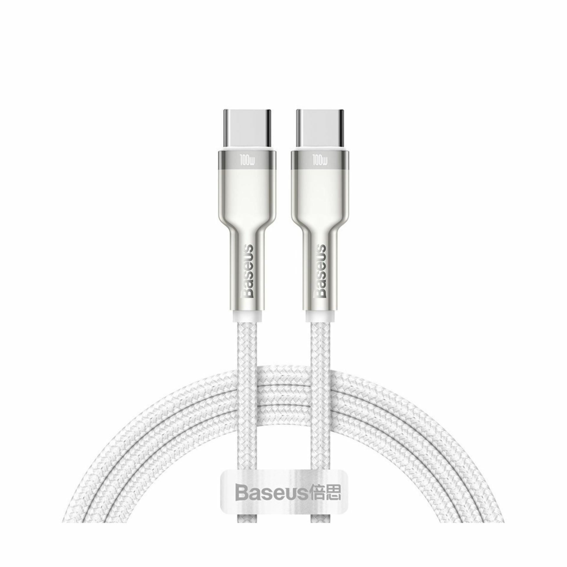 Baseus kabel USB C-C 1m 100W 20V 5A Cafule Metal pleten bel CATJK-C02