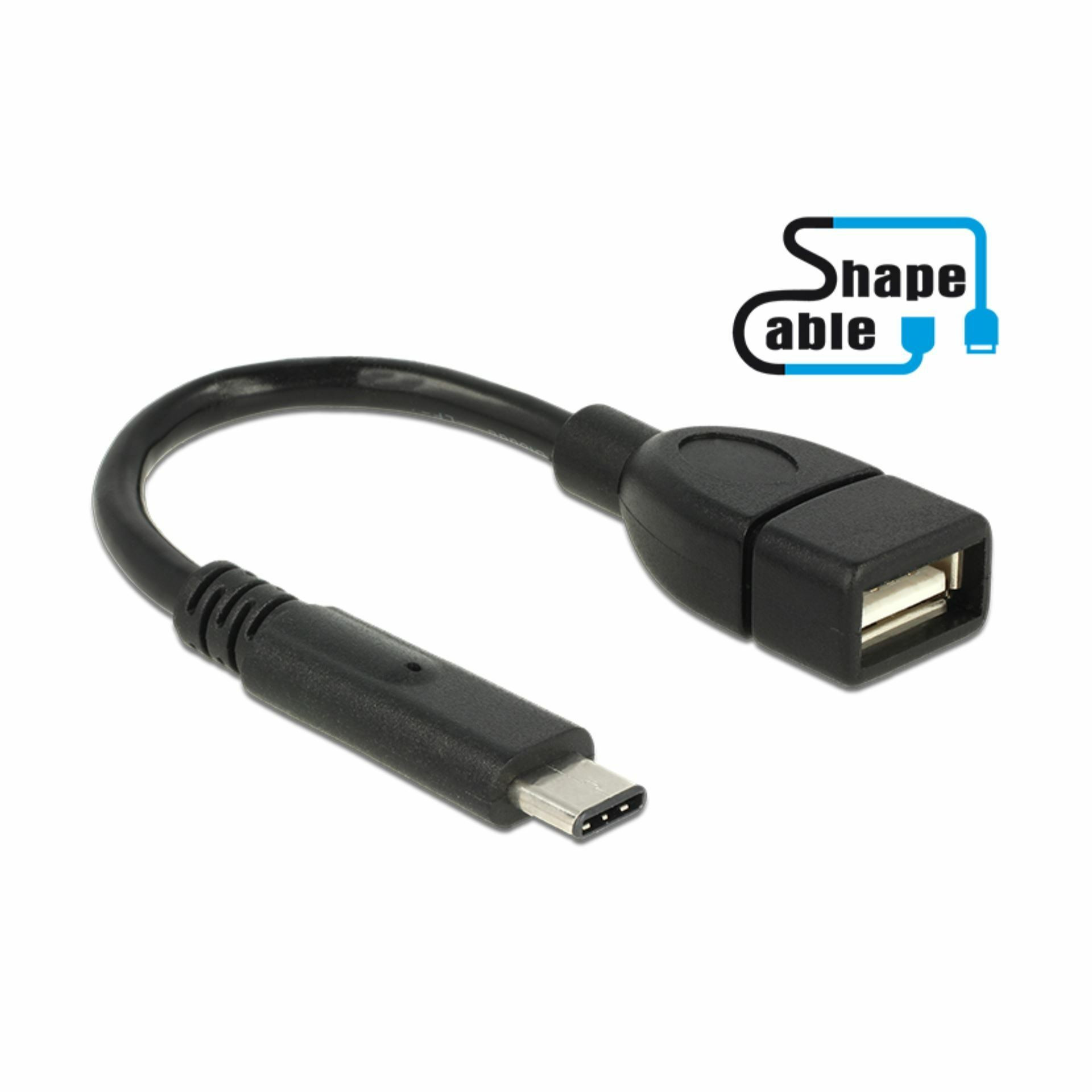 Kabel USB 2.0 tip-C OTG 0,15m Delock