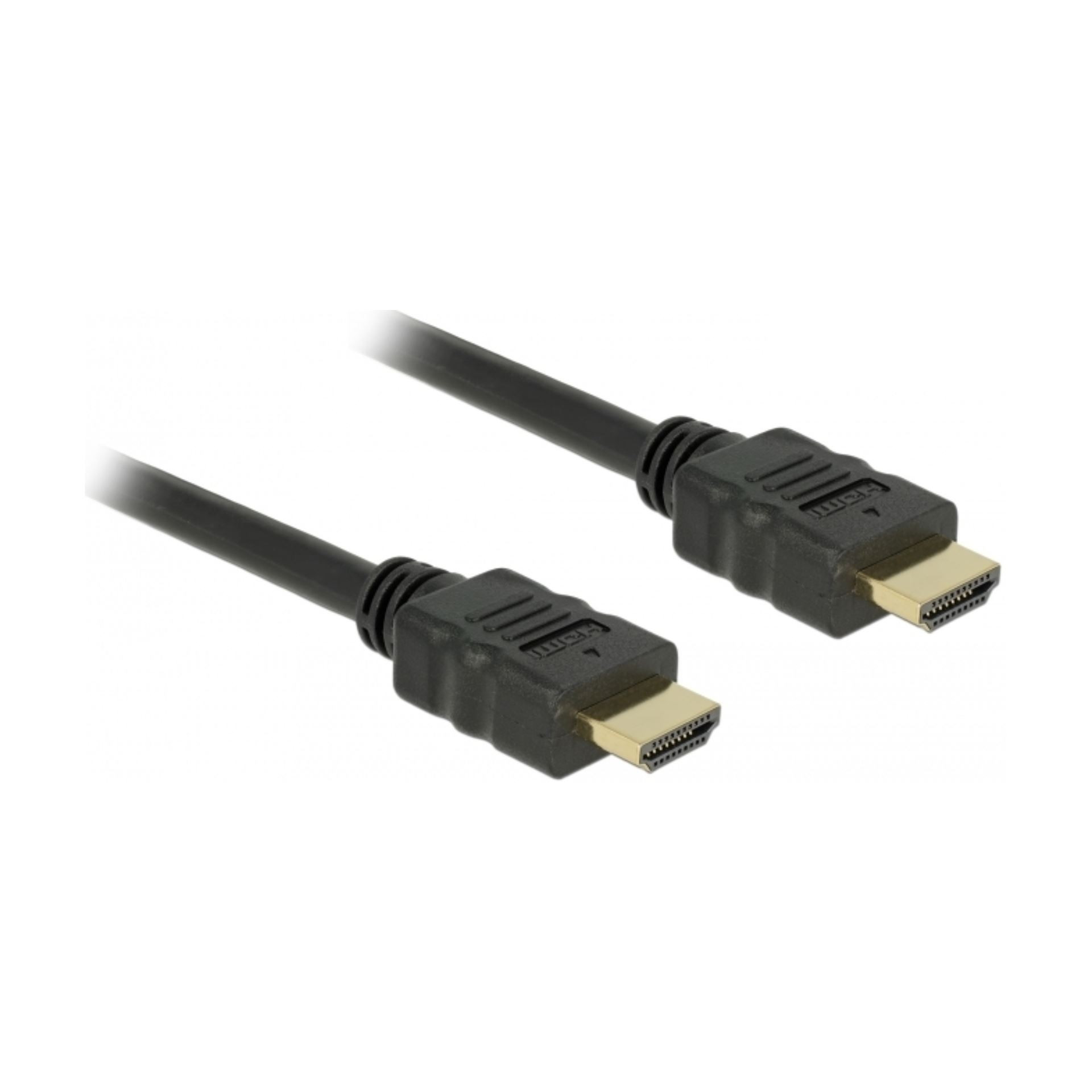 HDMI kabel z mrežno povezavo  2m Delock črn High Speed Ultra HD 4K