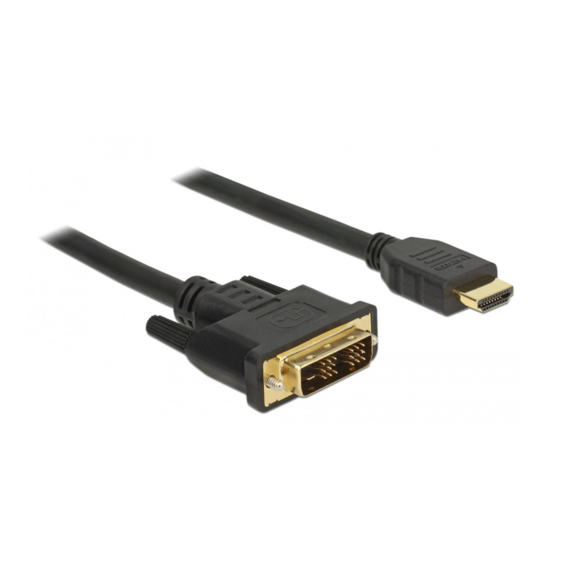 HDMI-DVI-D 18+1 kabel  0,5m Delock