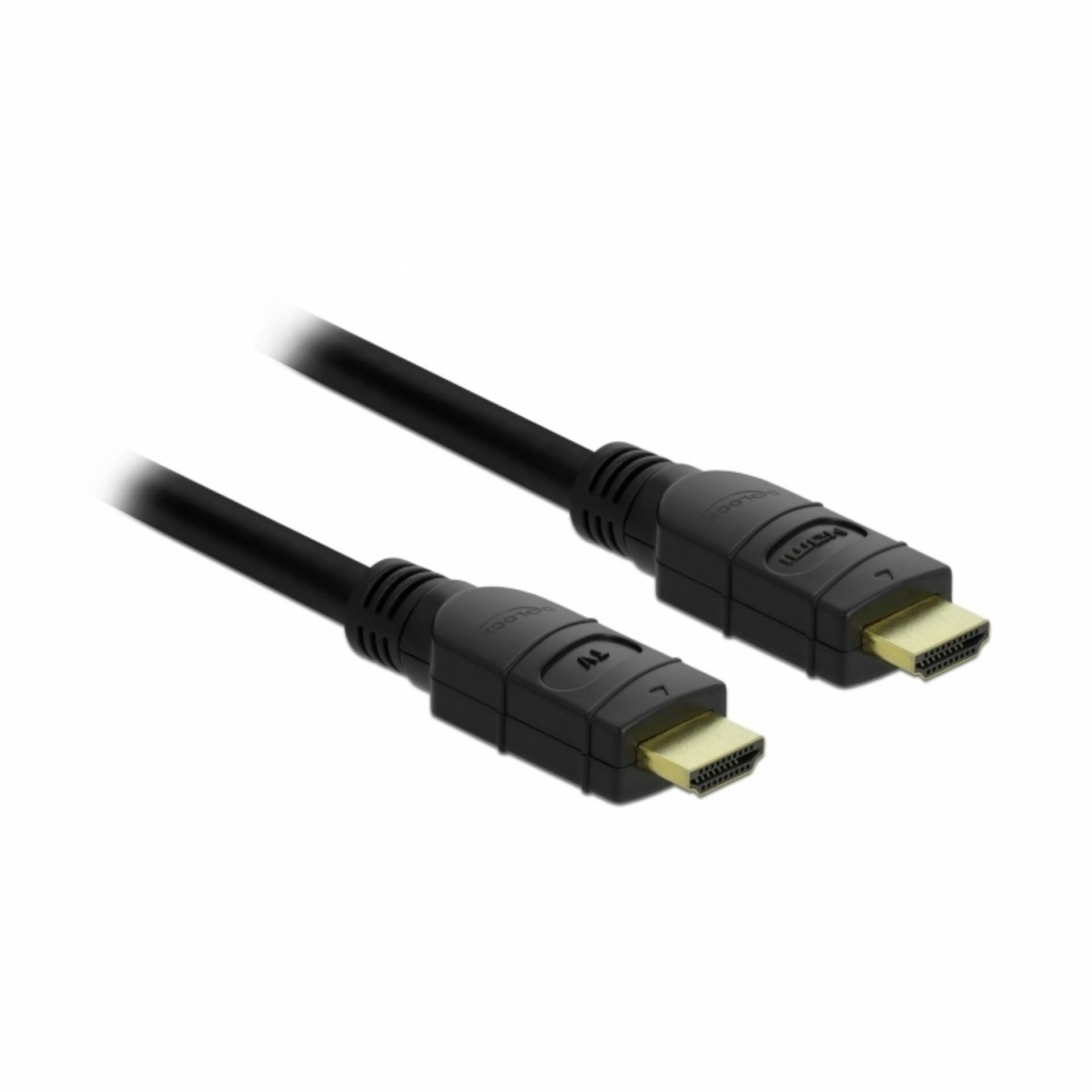 HDMI kabel z mrežno povezavo 15m Delock UHD 4K aktivni