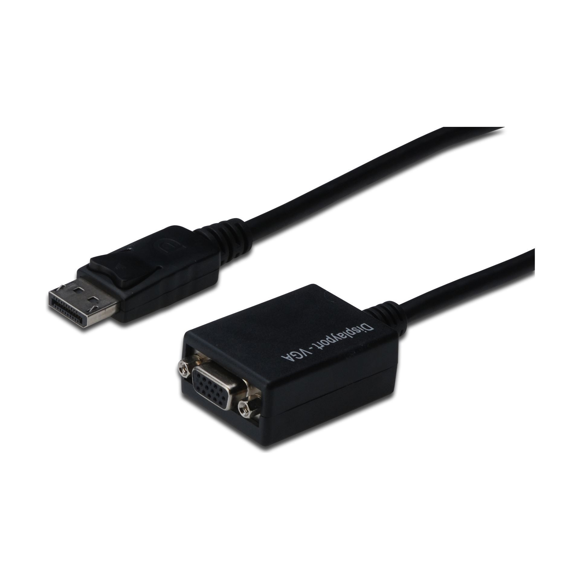 DisplayPort - VGA adapter 15cm Digitus črn