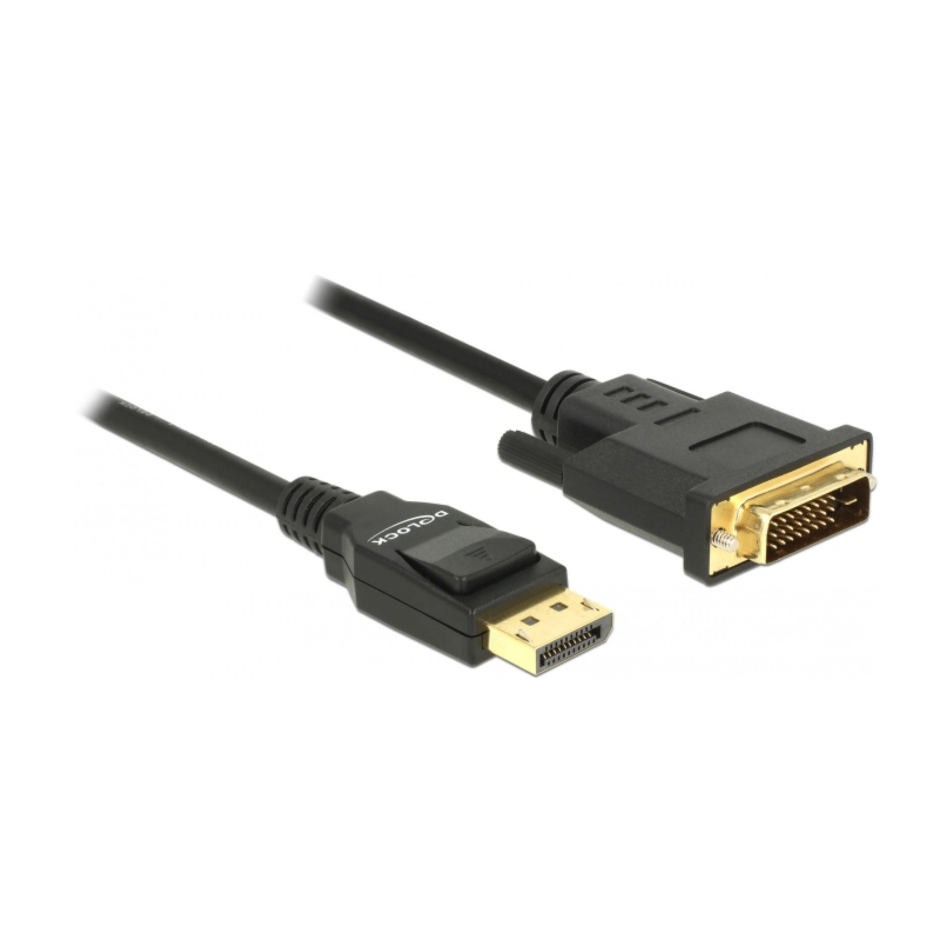 DisplayPort - DVI kabel 1m 4K Delock