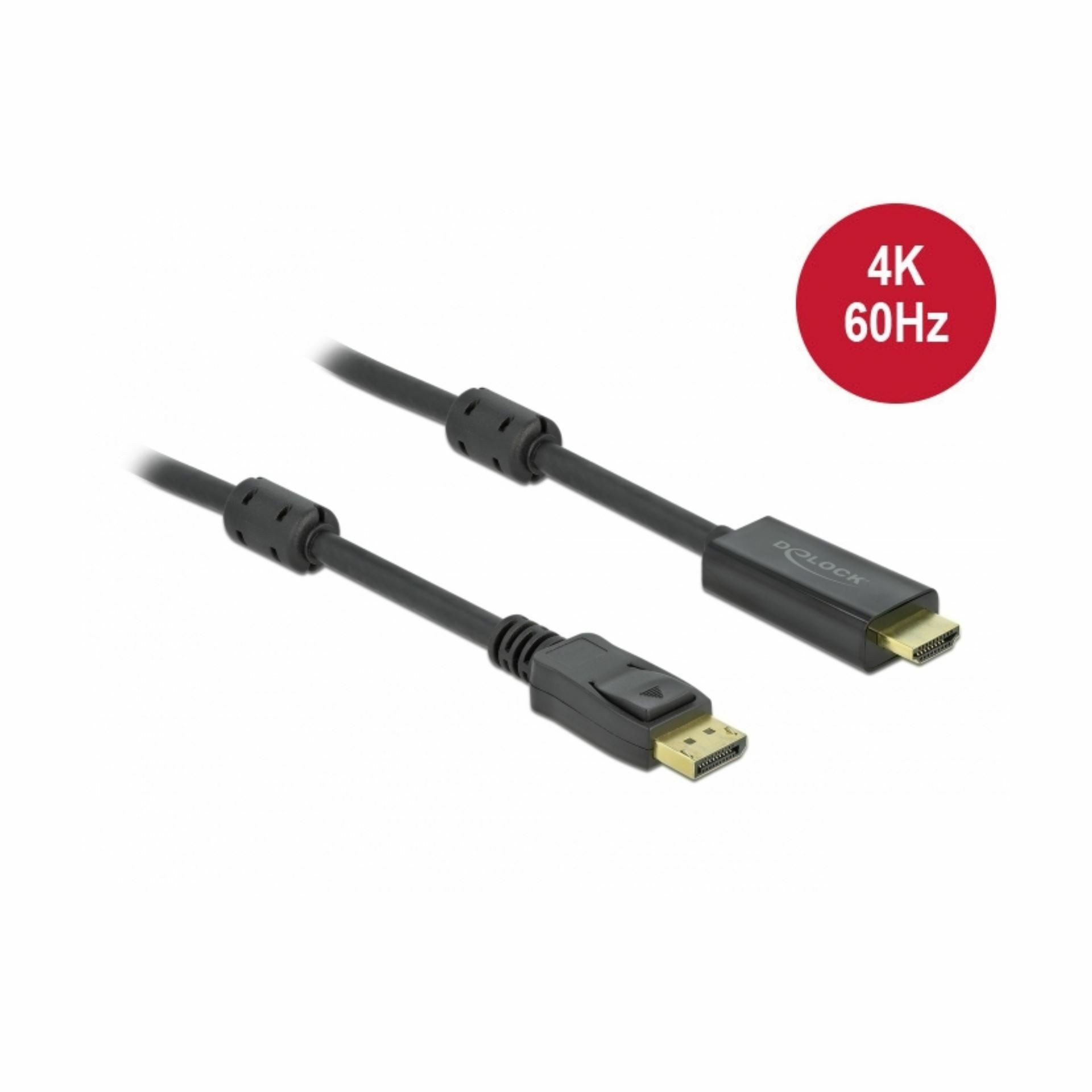 DisplayPort - HDMI kabel  3m 4K 60Hz Delock