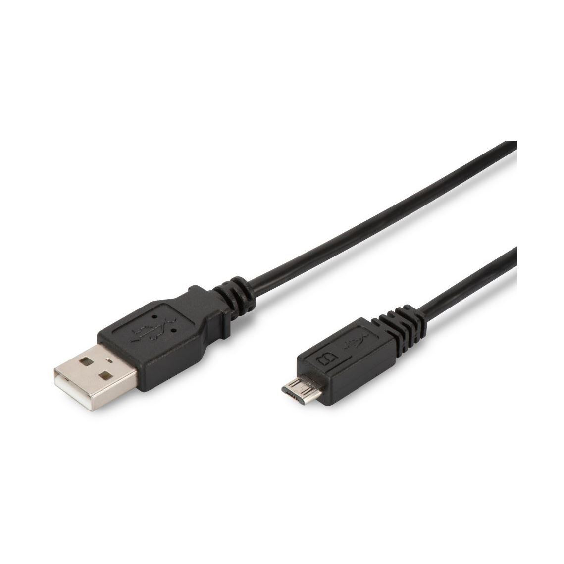 Digitus kabel USB A-B mikro 1m dvojno oklopljen črn