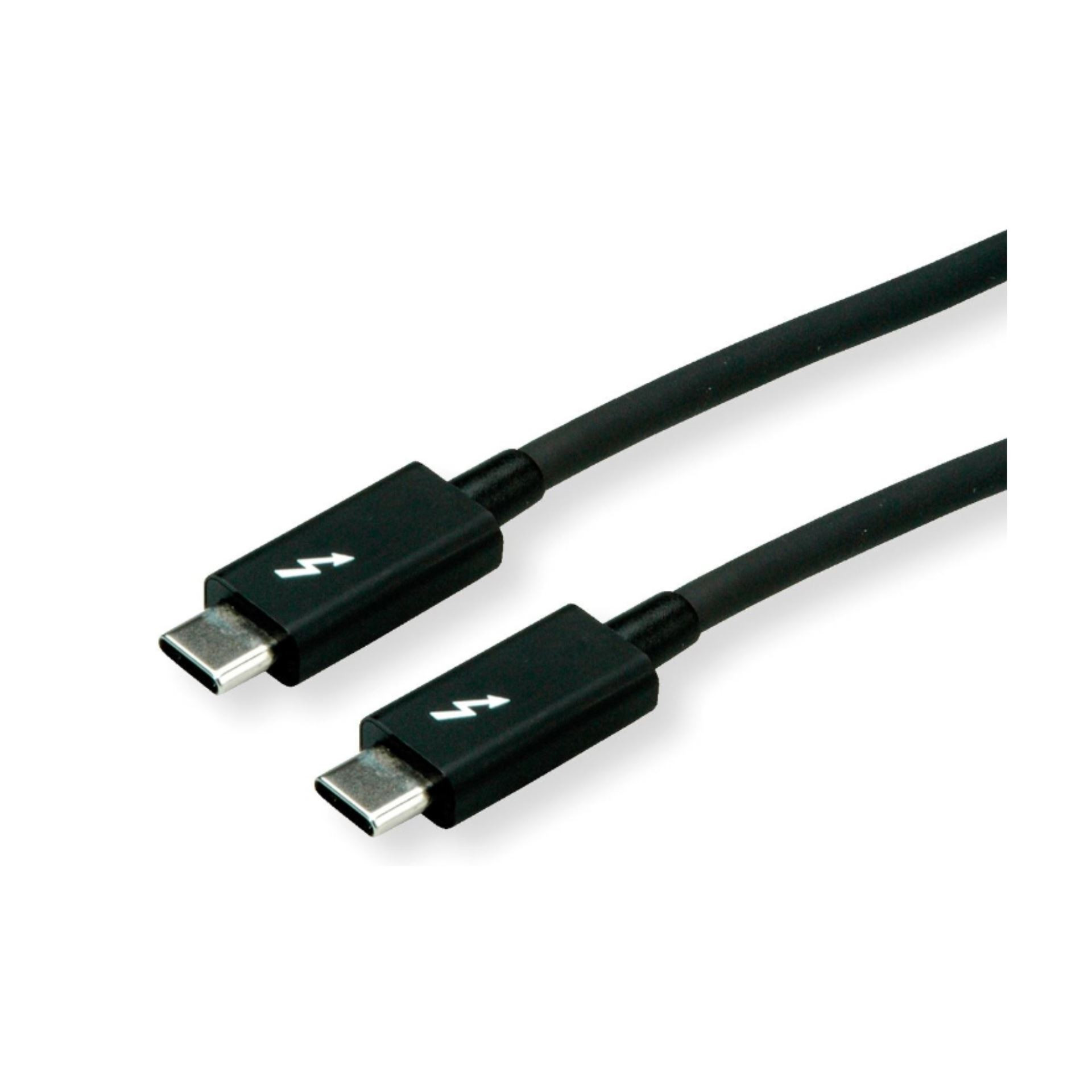 Kabel Thunderbolt 3  2m 20GBit/s 5A Roline črn