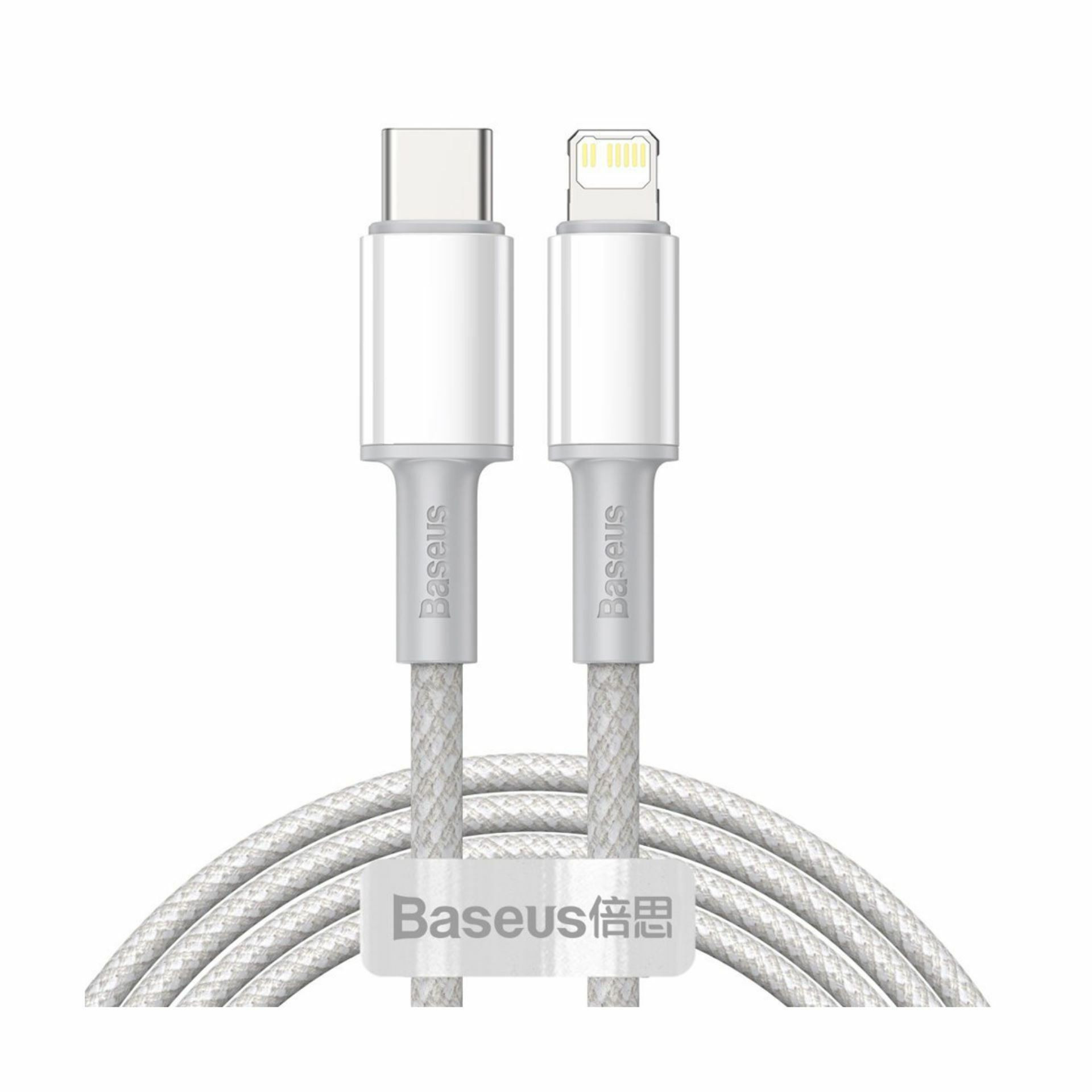 Kabel Apple USB C/Lightning 2m PD 20W bel pleten Baseus