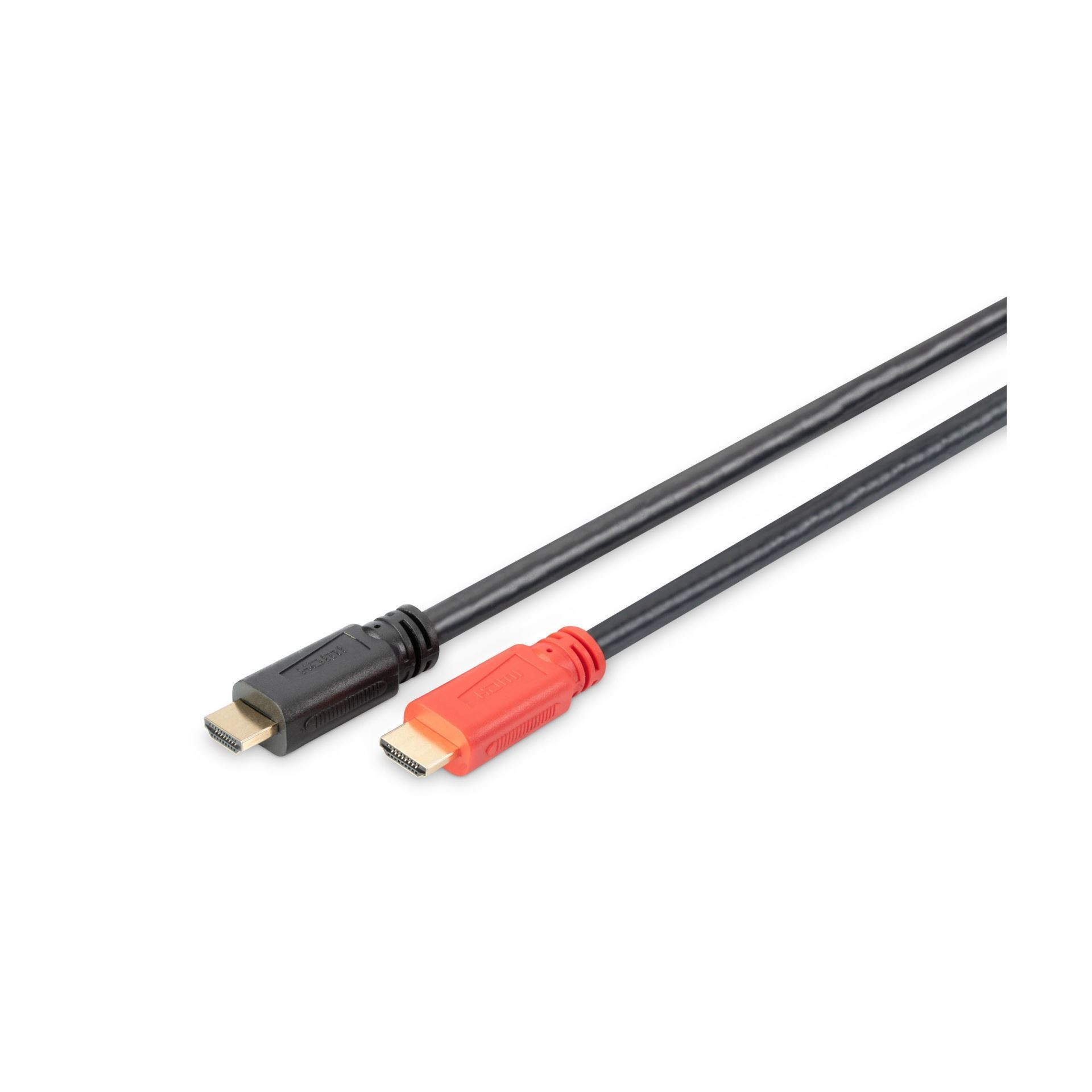 HDMI kabel z ojačevalcem in mrežno povezavo 10m Digitus črn High Speed