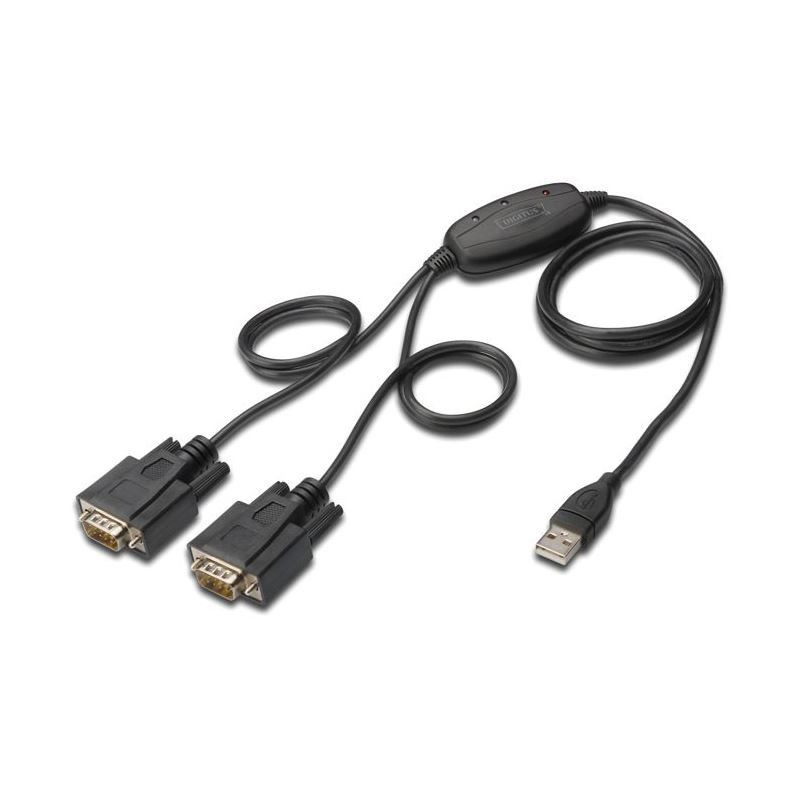 Digitus pretvornik USB-2xSerial DB09 FTDI DA-70158