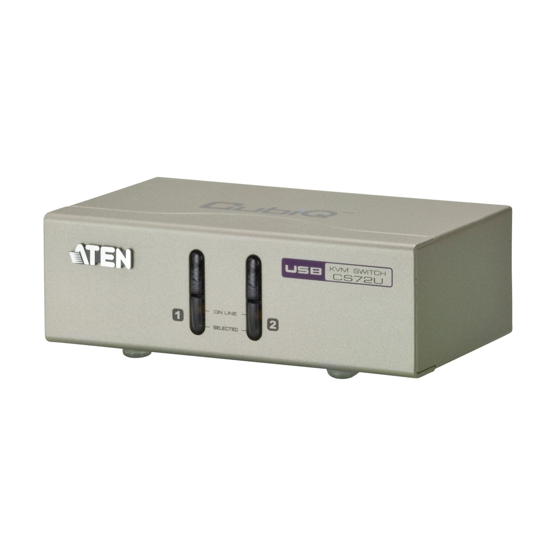 ATEN KVM stikalo 2x1 namizni VGA/USB/ AVDIO s kabli CS72U