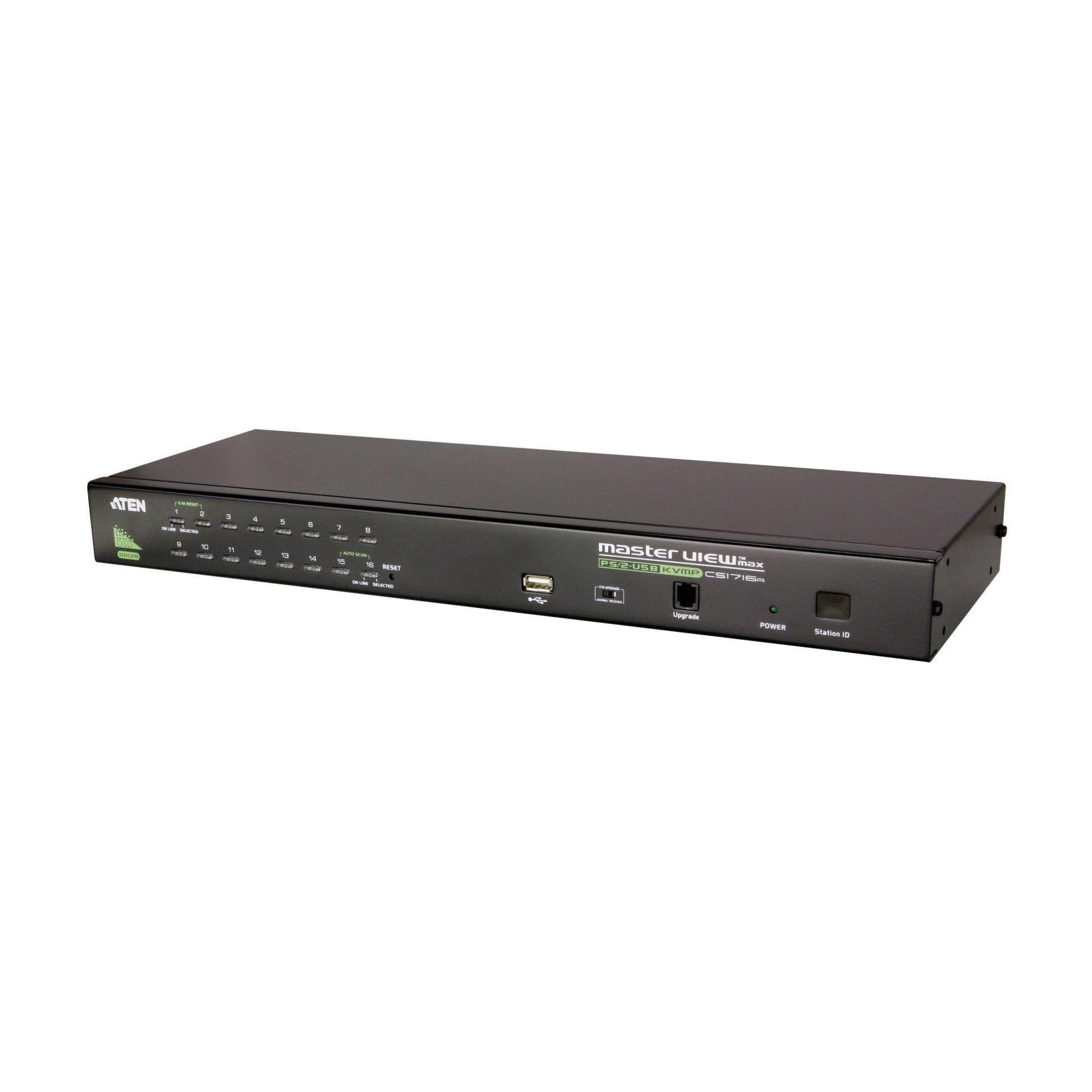 ATEN KVM stikalo rack 16x1 VGA/PS2,USB CS1716A