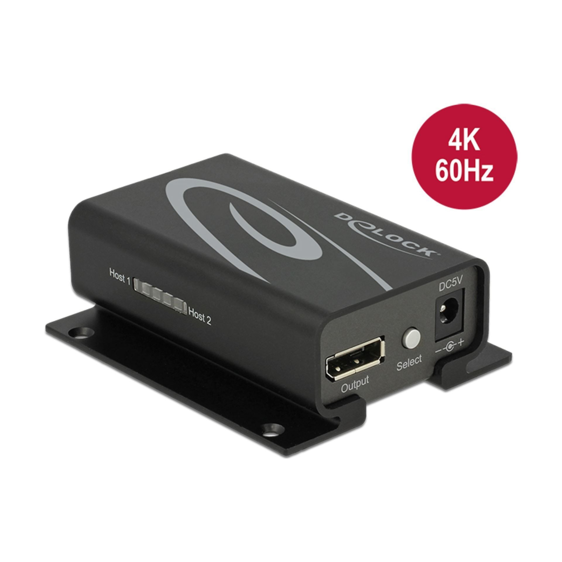 Video  stikalo  2:1 DisplayPort 1.2-DisplayPort 4K 87697 Delock