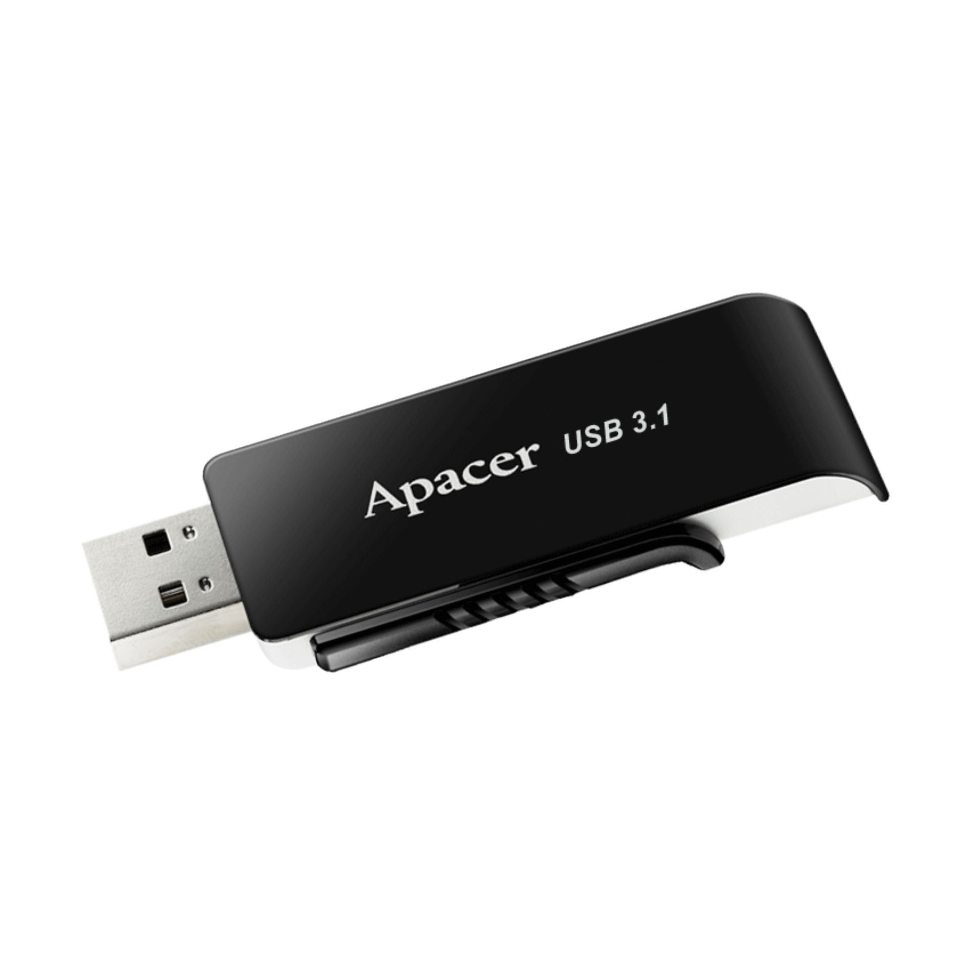 APACER USB 3.2 Gen1 ključ 128GB AH350 črno/bel