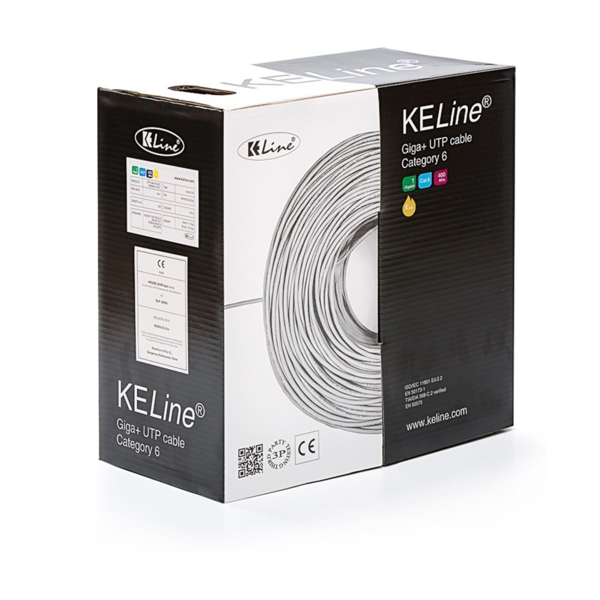 KELine kabel CAT.6  UTP Eca 305m PVC Euroclass