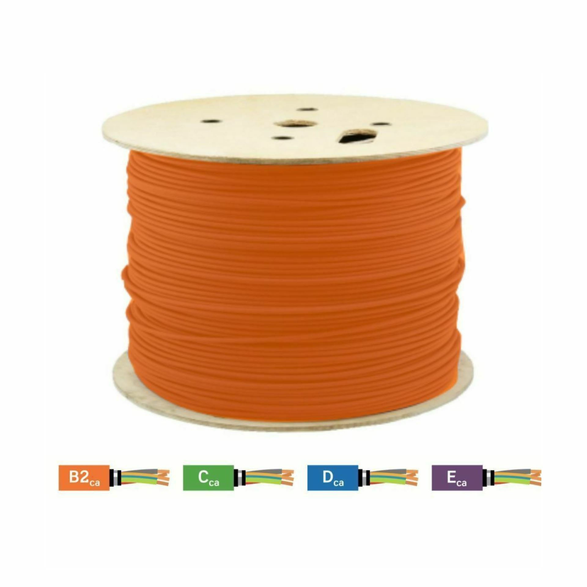 Leviton kabel CAT.6A S/FTP B2ca 500m oranžen